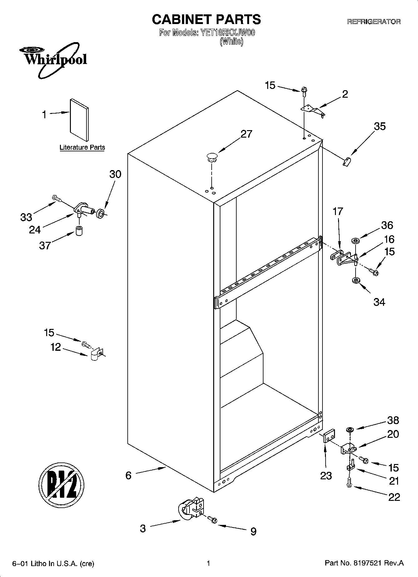 01 - CABINET PARTS