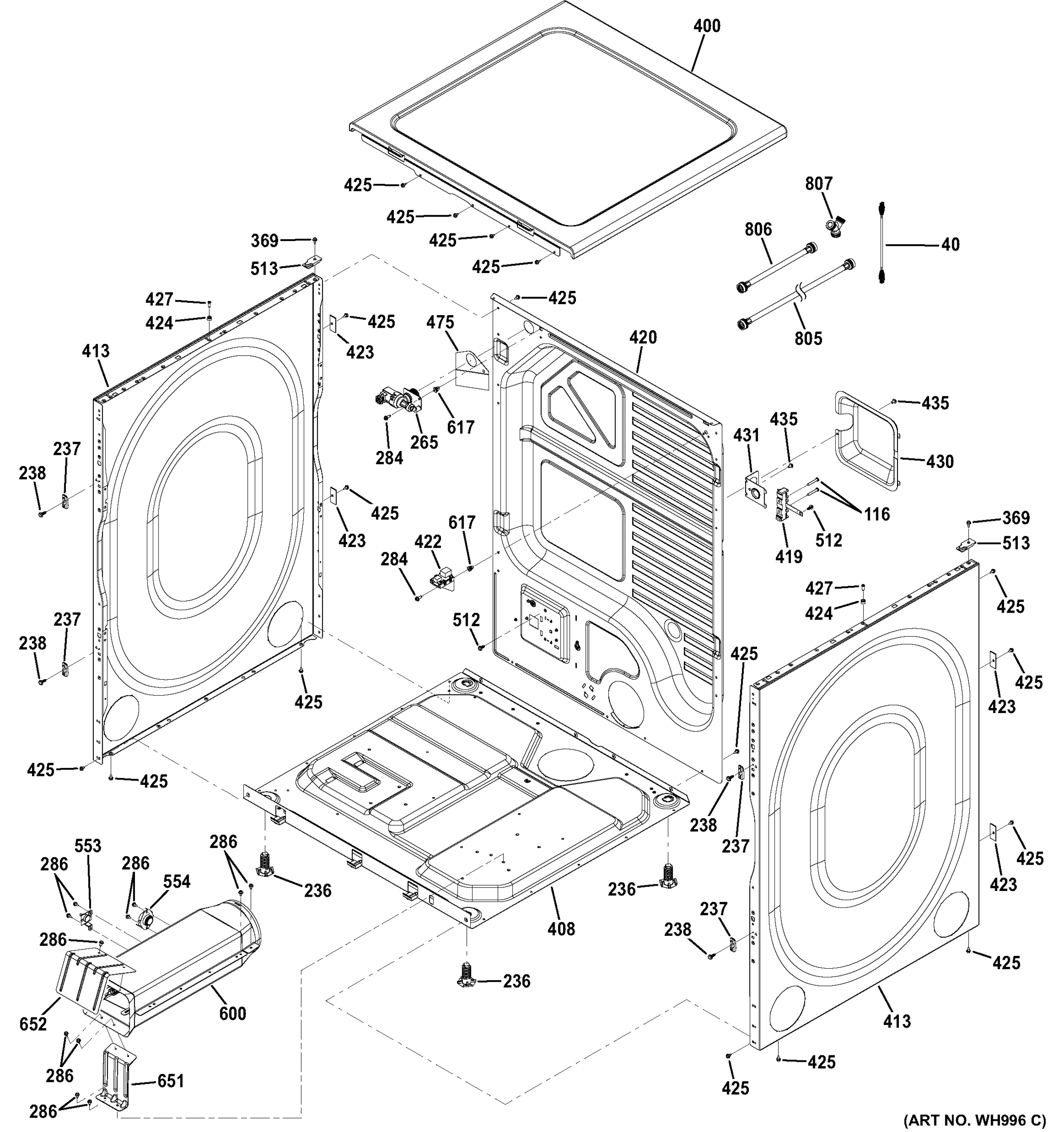 CABINET & TOP PANEL