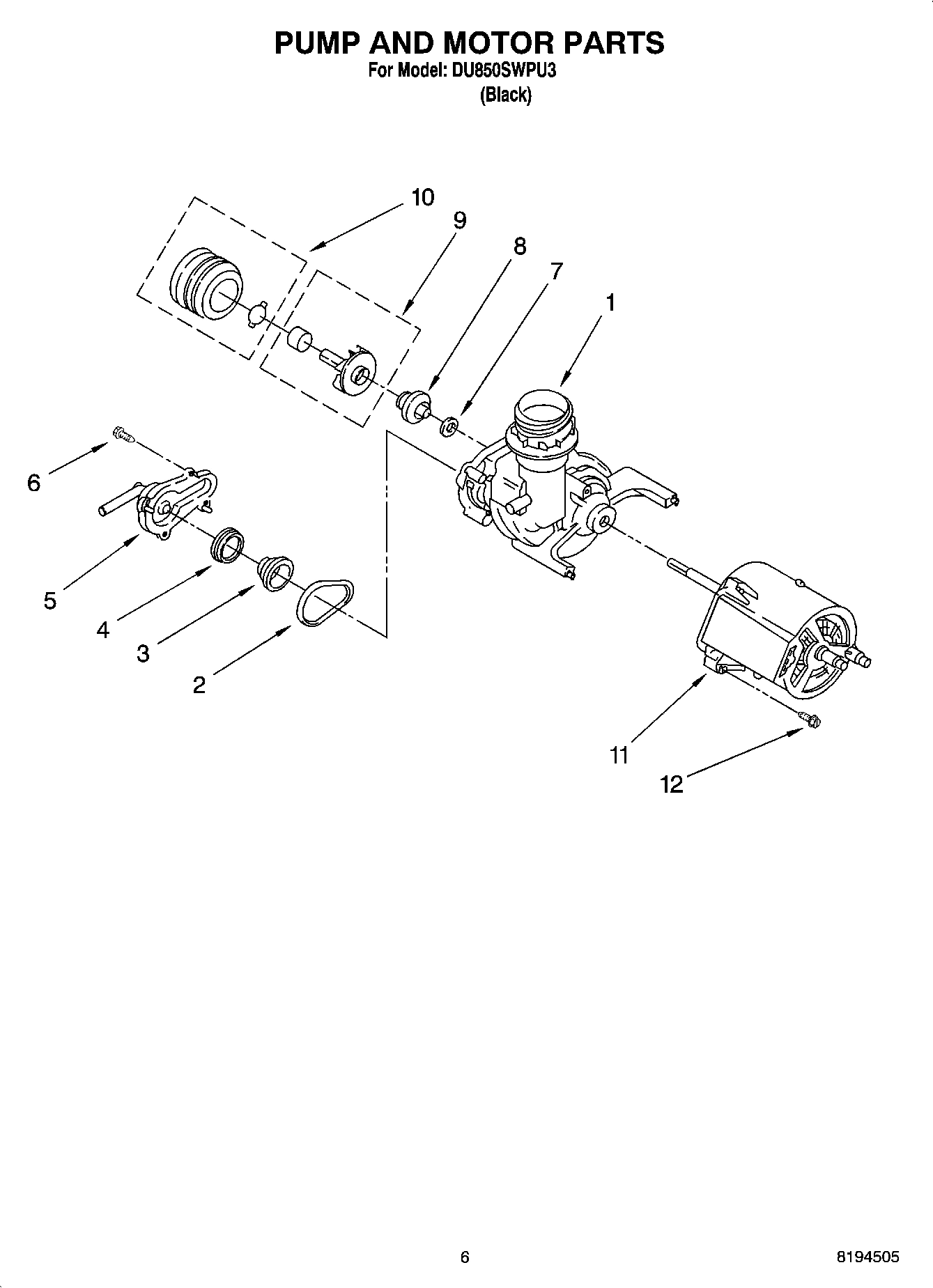 05 - PUMP AND MOTOR PARTS