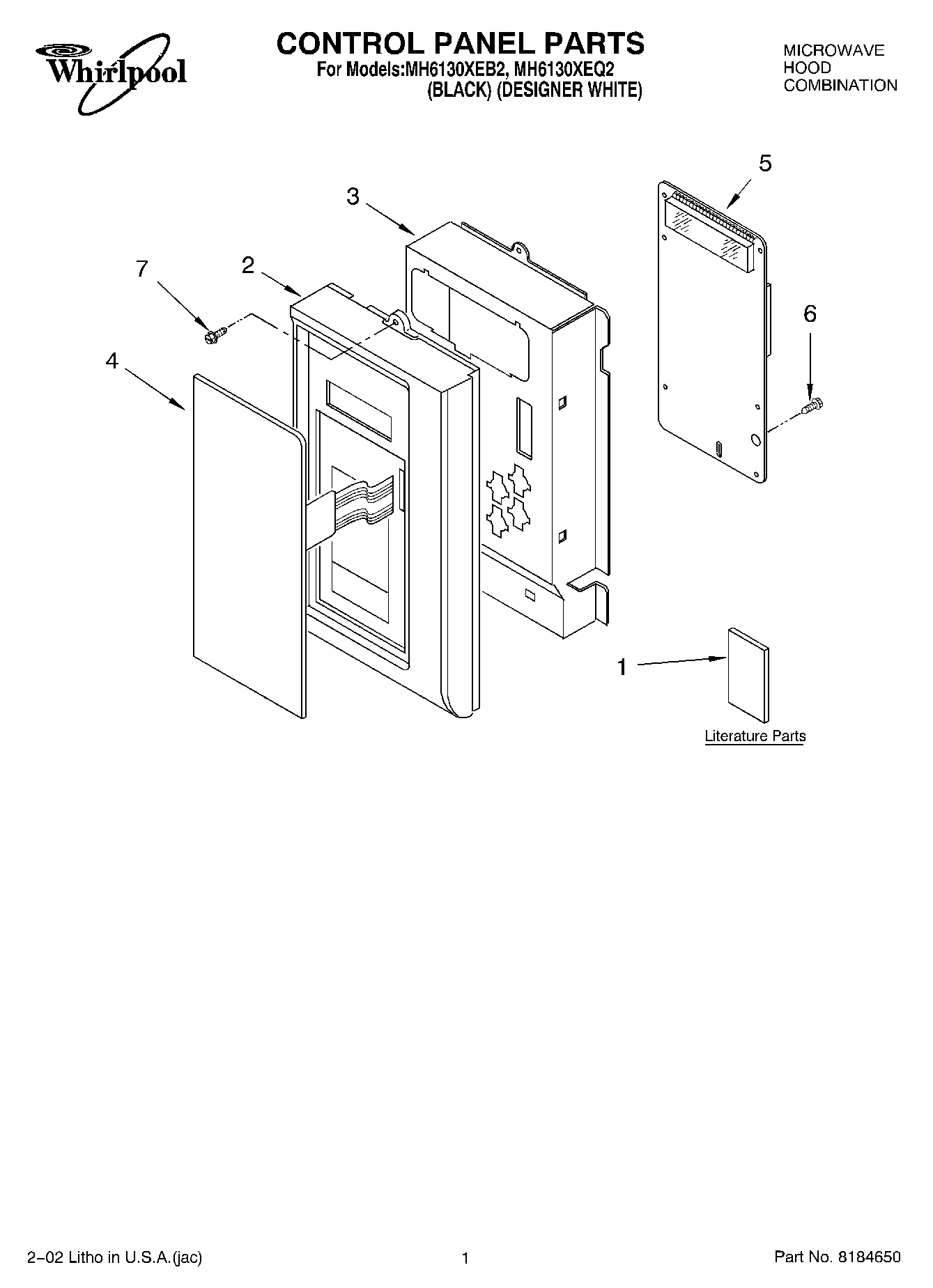 01 - CONTROL PANEL, LITERATURE