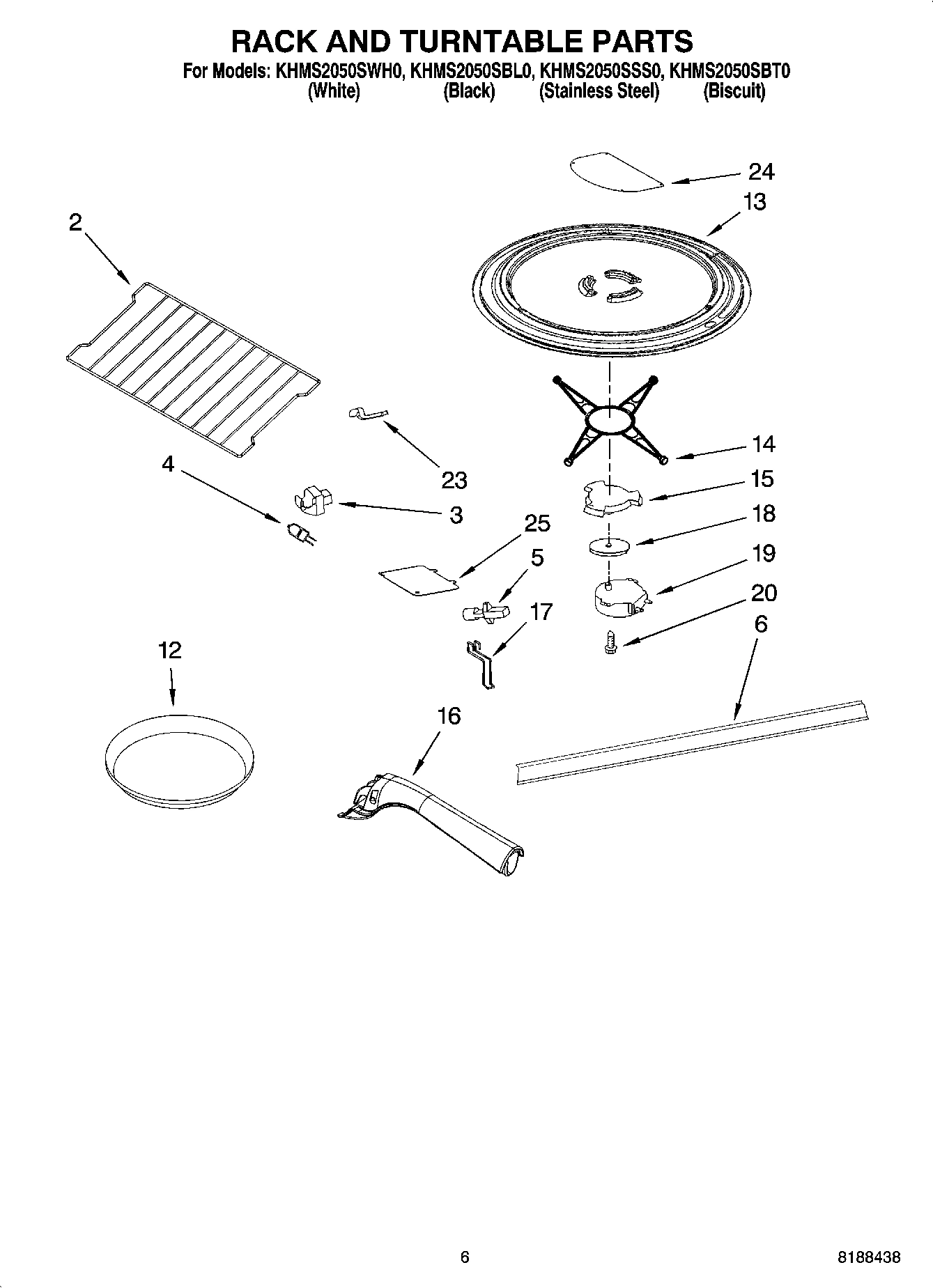 05 - RACK AND TURNTABLE PARTS
