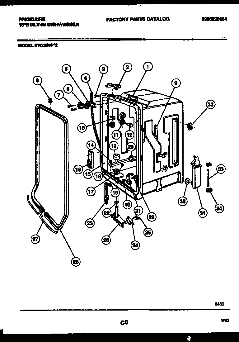05 - TUB AND FRAME PARTS
