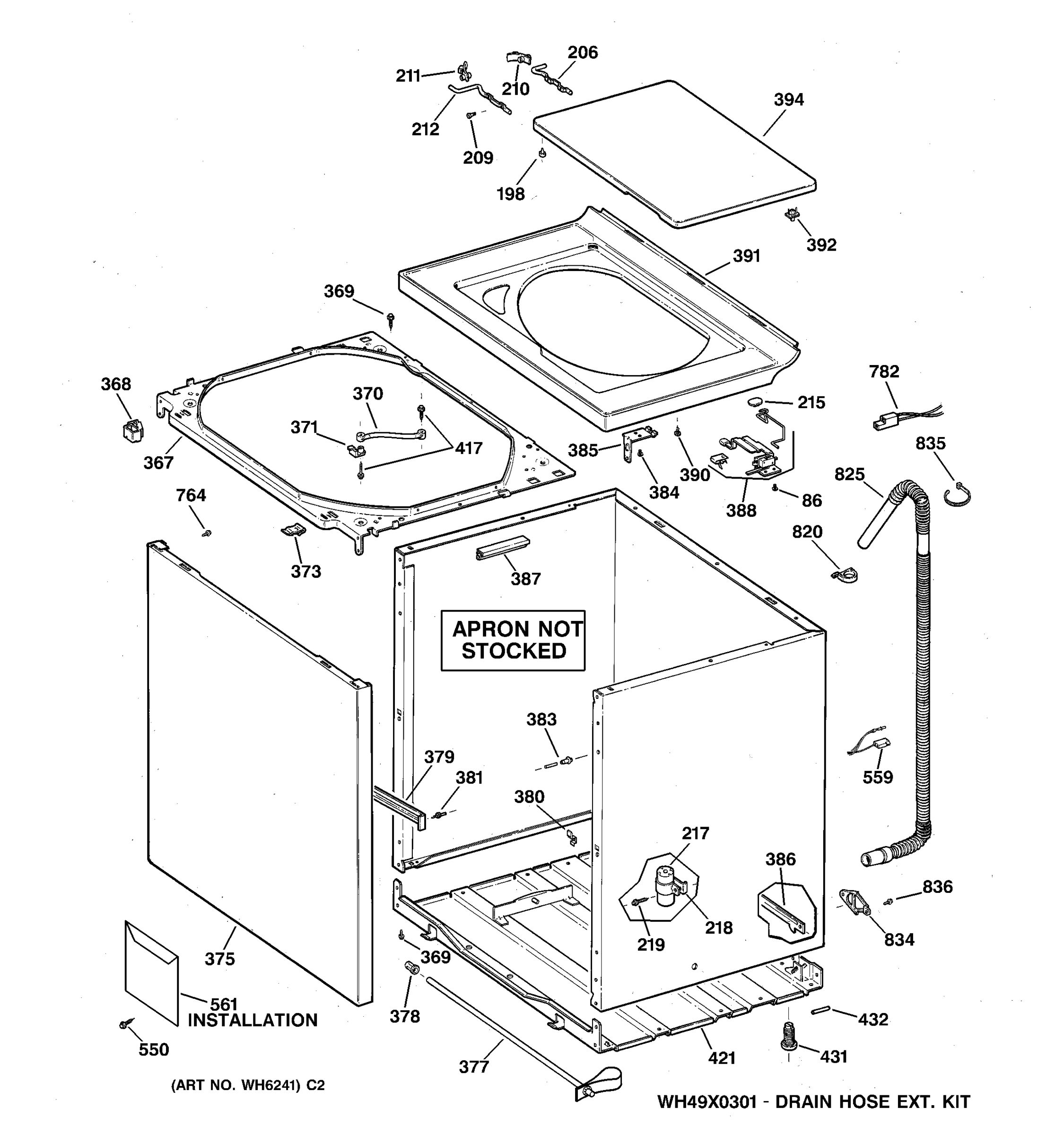 CABINET, COVER & FRONT PANEL