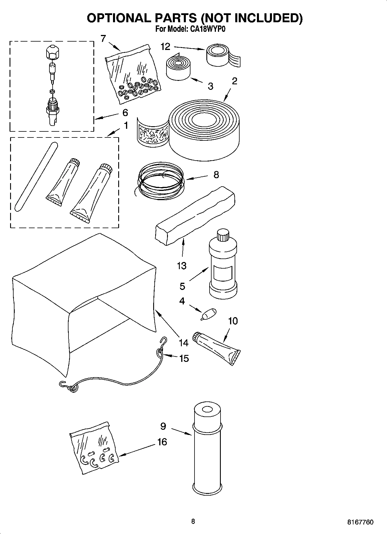 05 - OPTIONAL  PARTS (NOT INCLUDED)