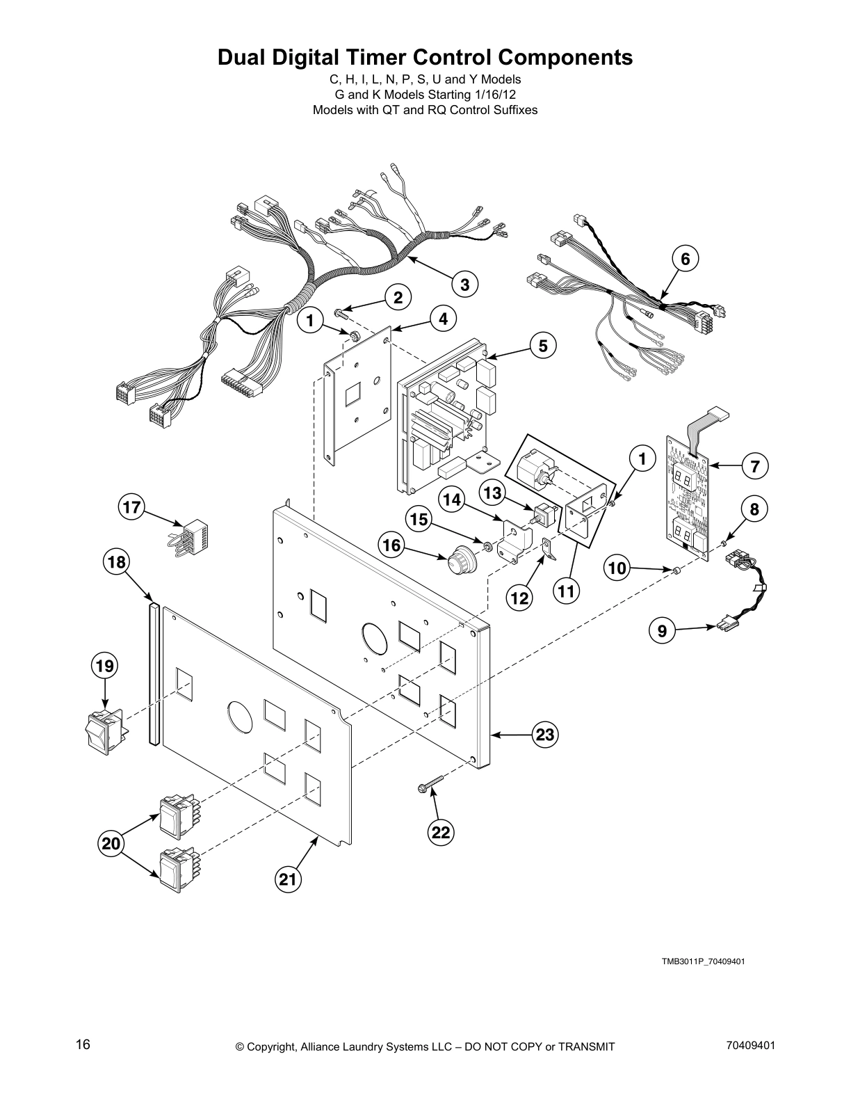 Dual Digital Timer Control Components
