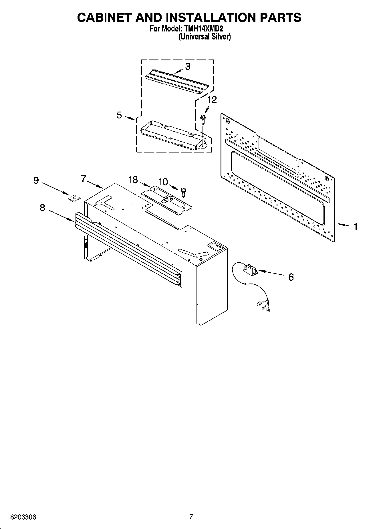 06 - CABINET AND INSTALLATION PARTS
