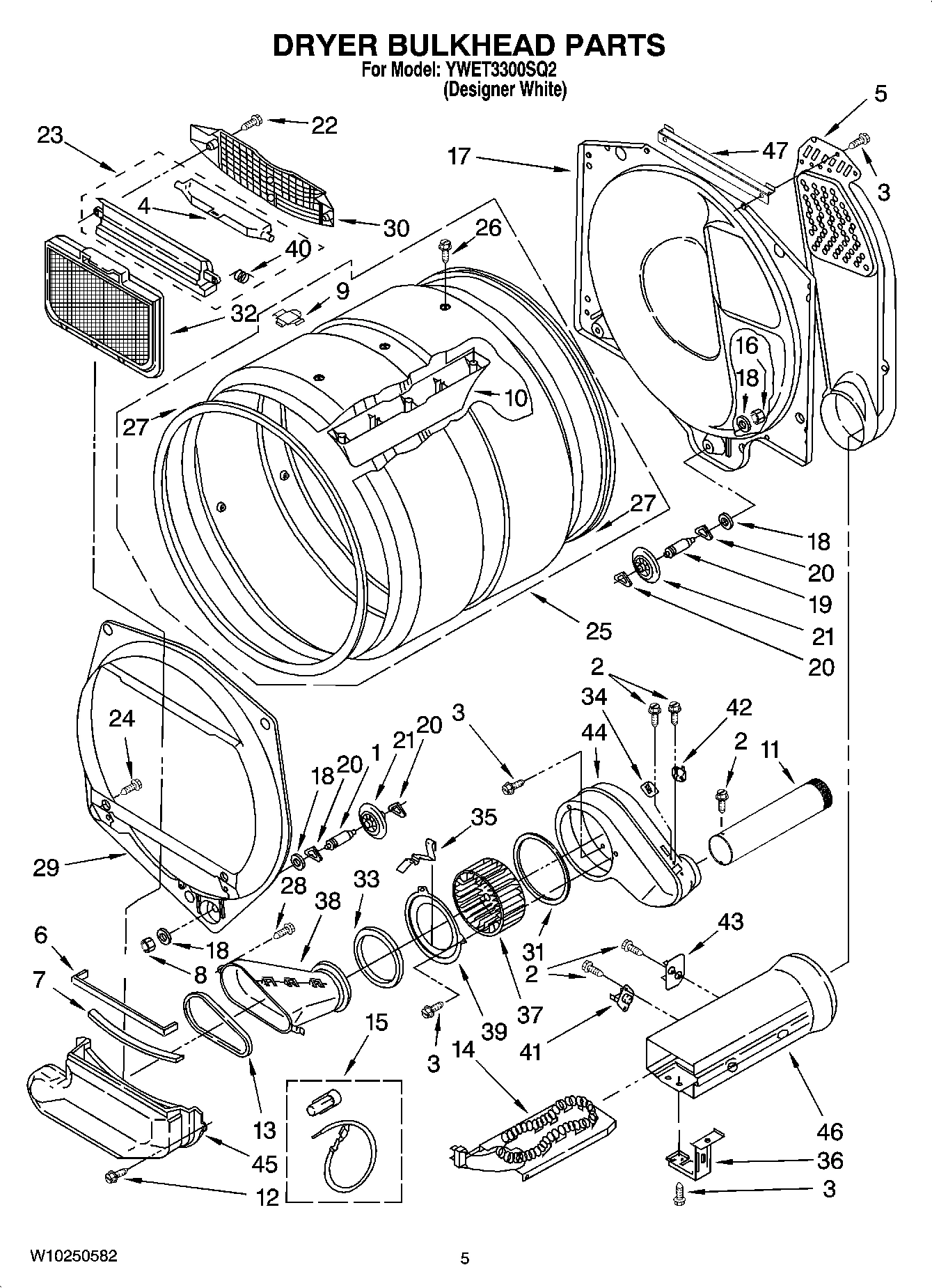 04 - DRYER BULKHEAD PARTS