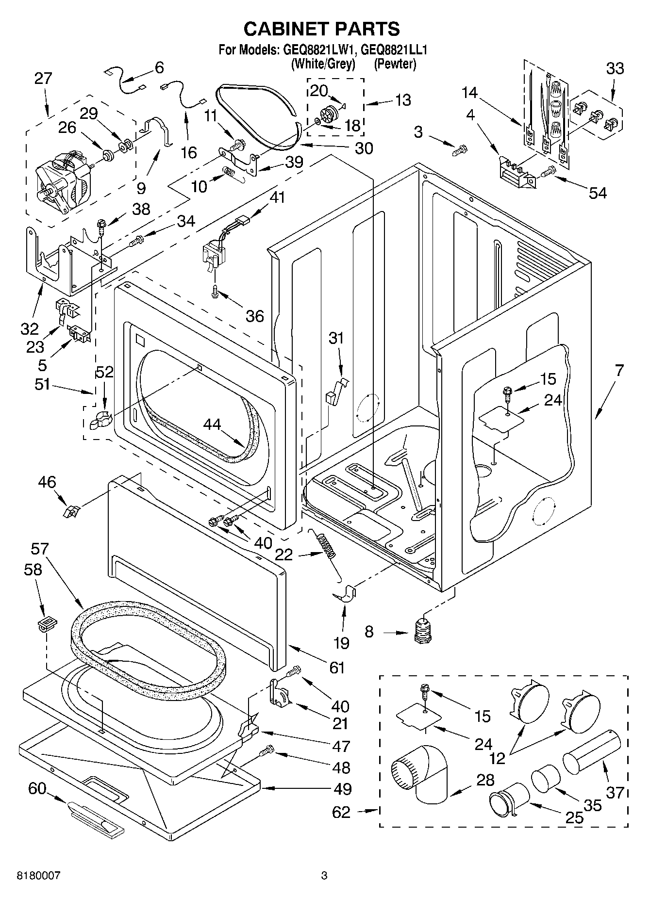 02 - CABINET PARTS