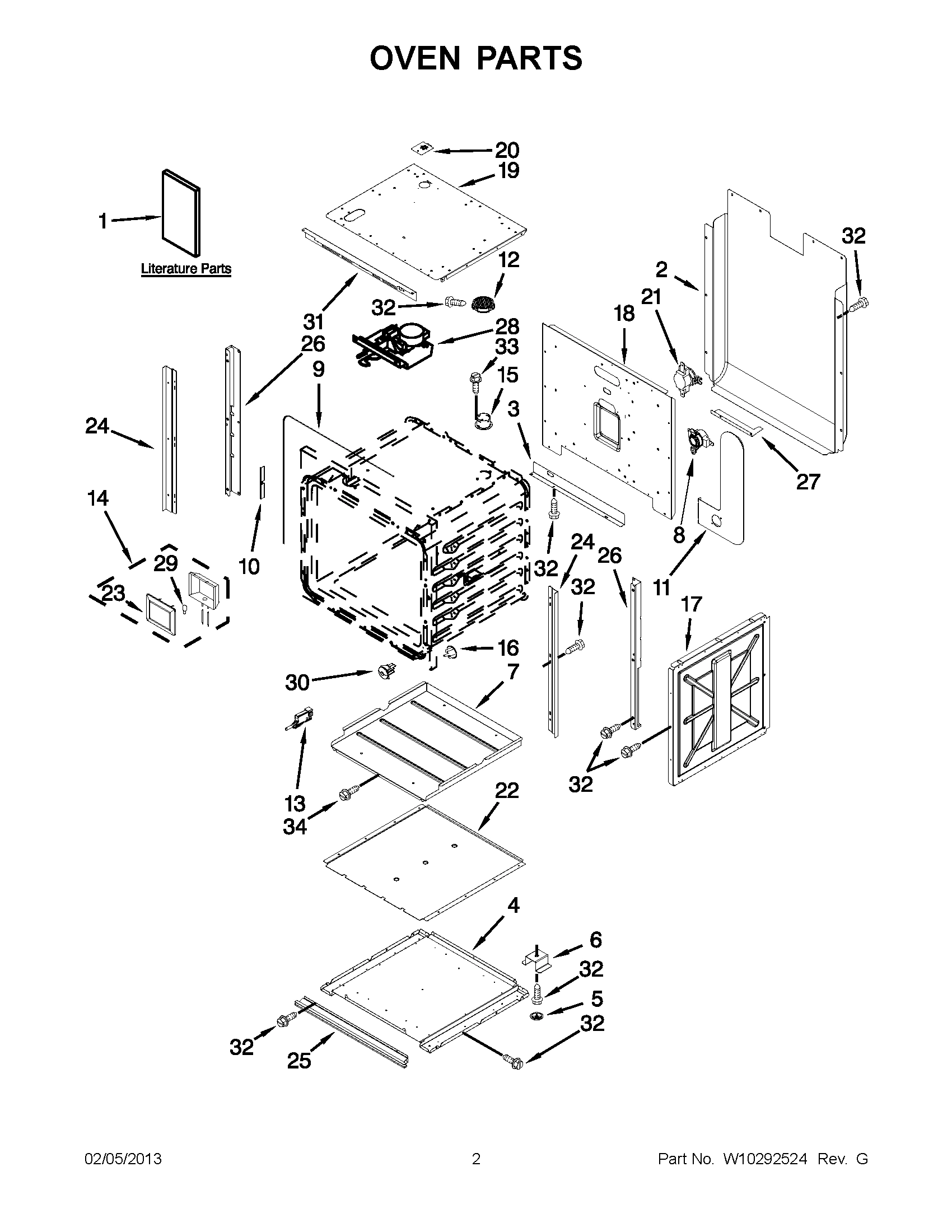 01 - OVEN PARTS