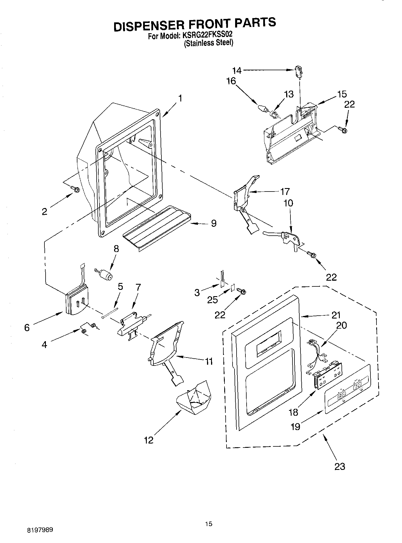 09 - DISPENSER FRONT