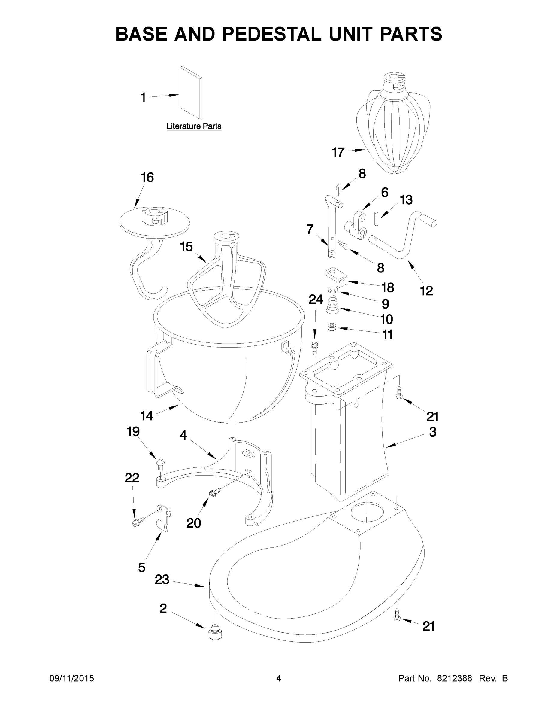 03 - BASE AND PEDESTAL UNIT PARTS
