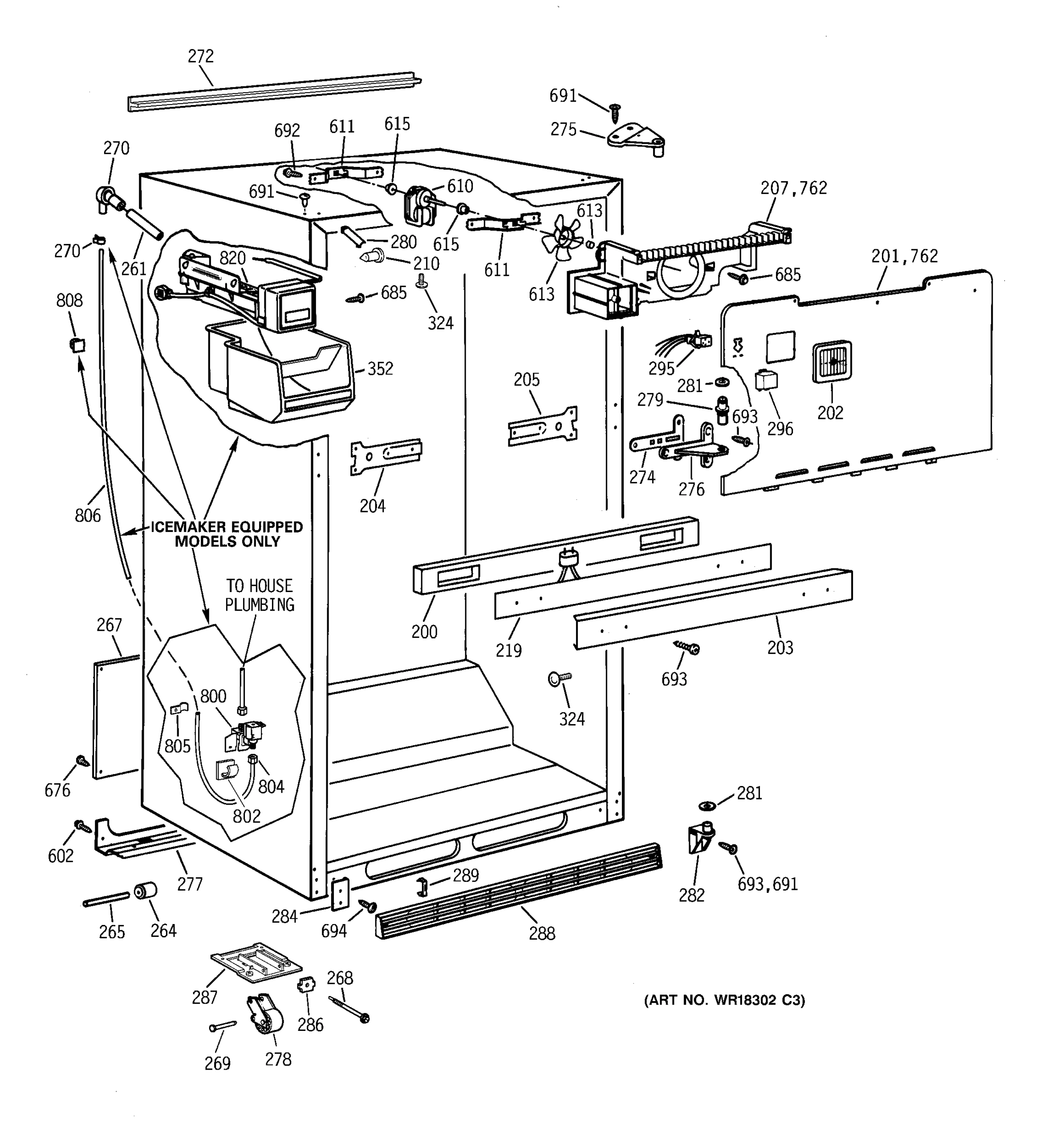 CABINET PARTS