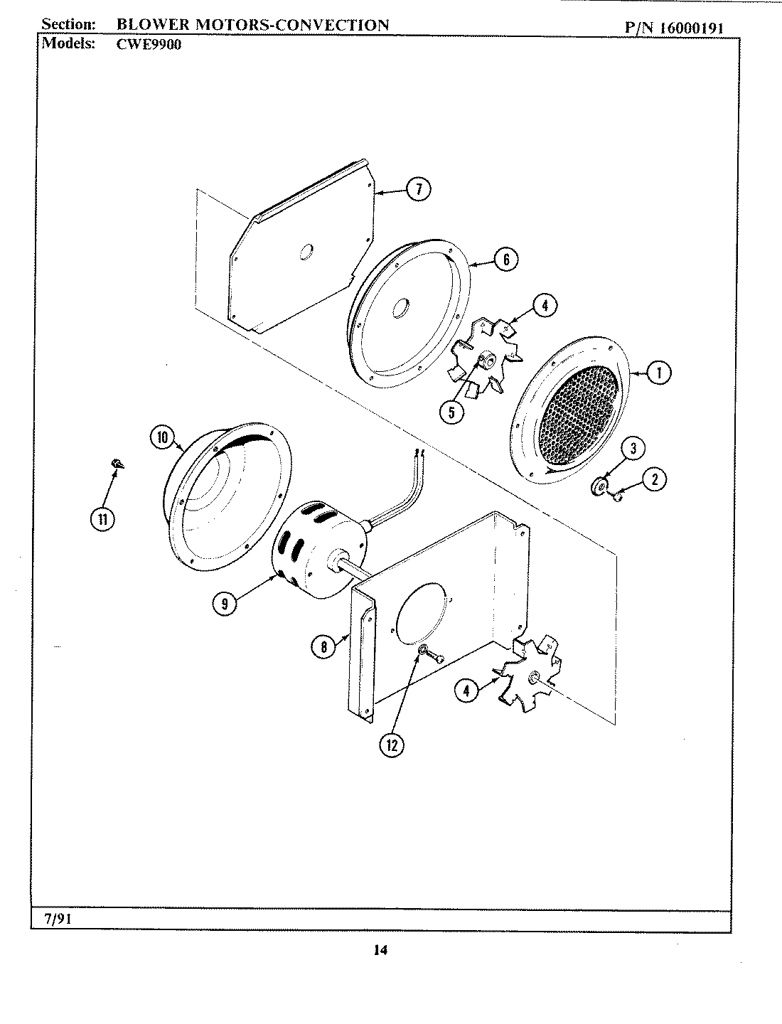 01 - BLOWER MOTORS-CONVECTON