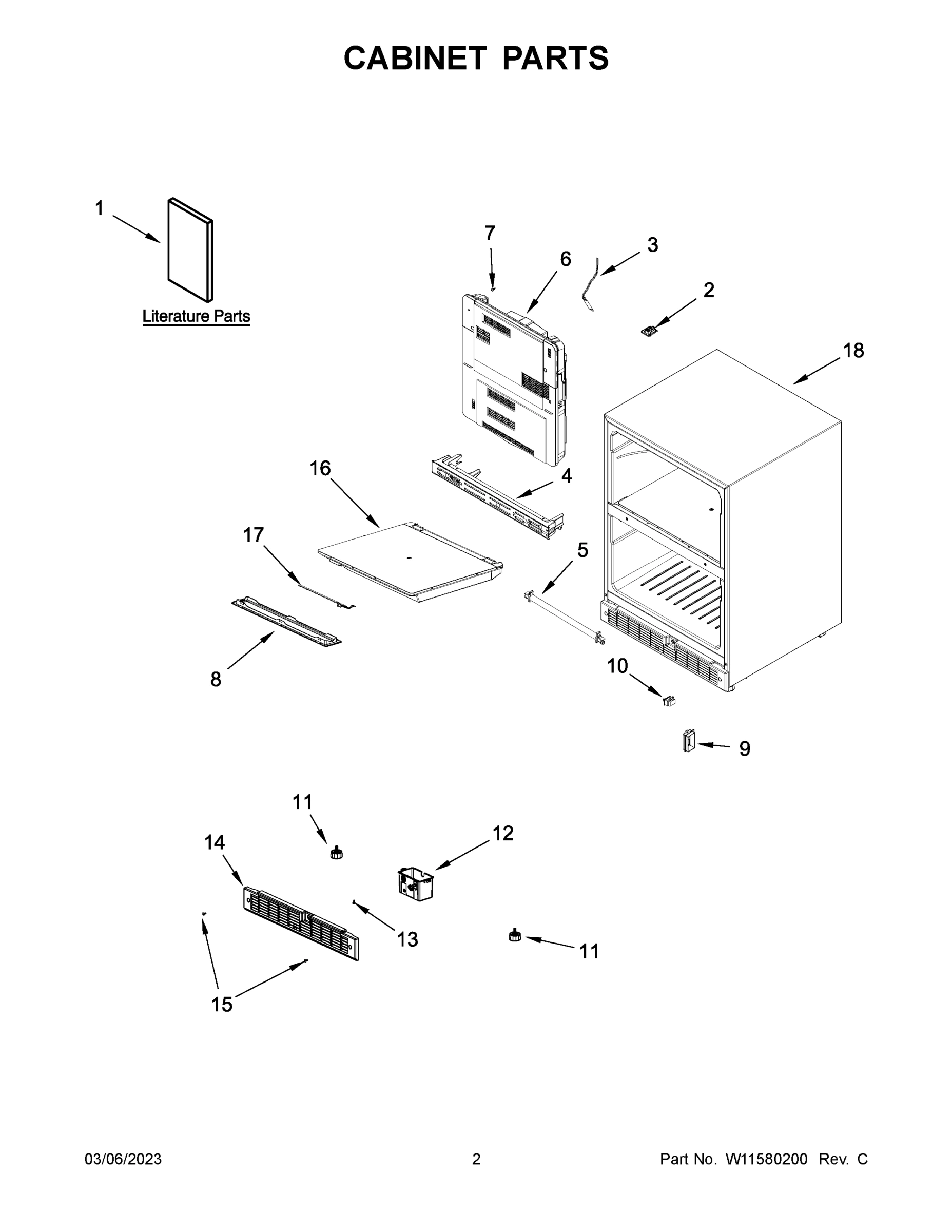 02 - CABINET PARTS