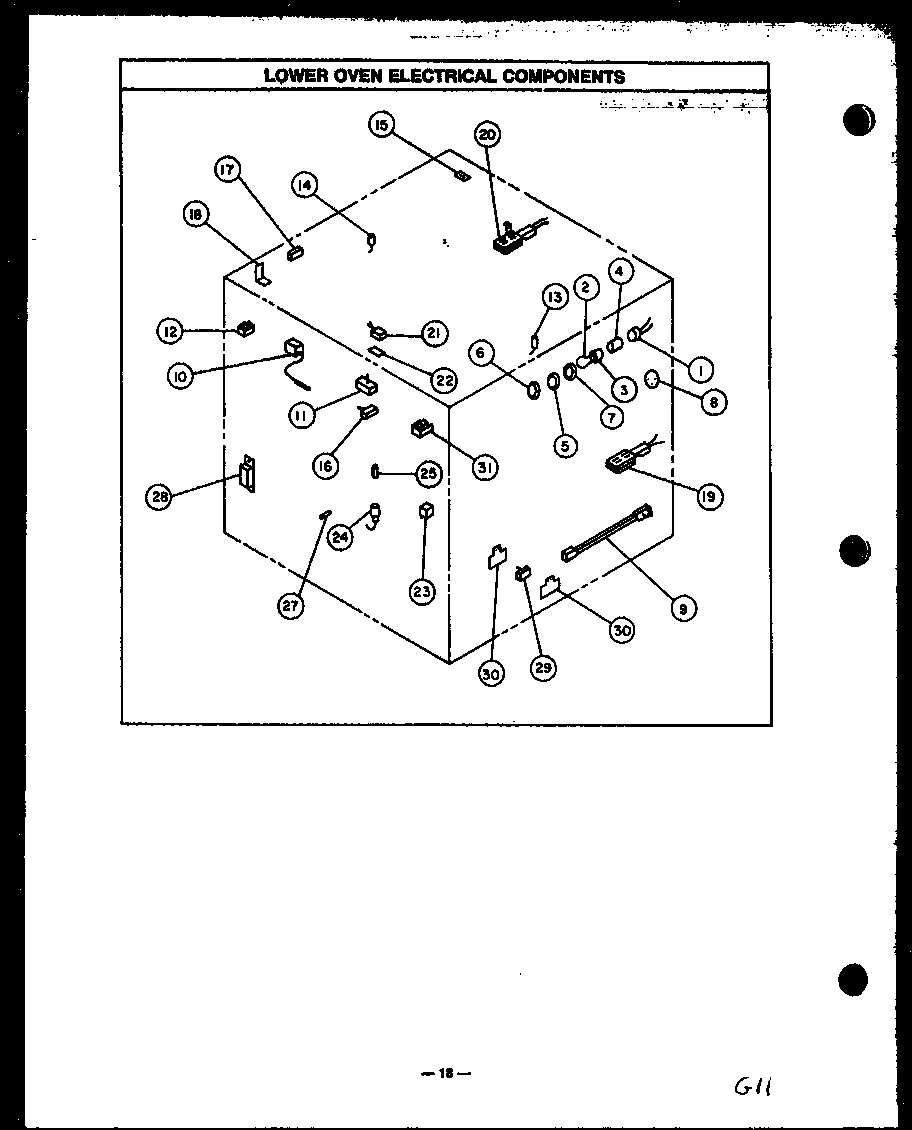 05 - LOWER OVEN ELECTRICAL COMPONENTS