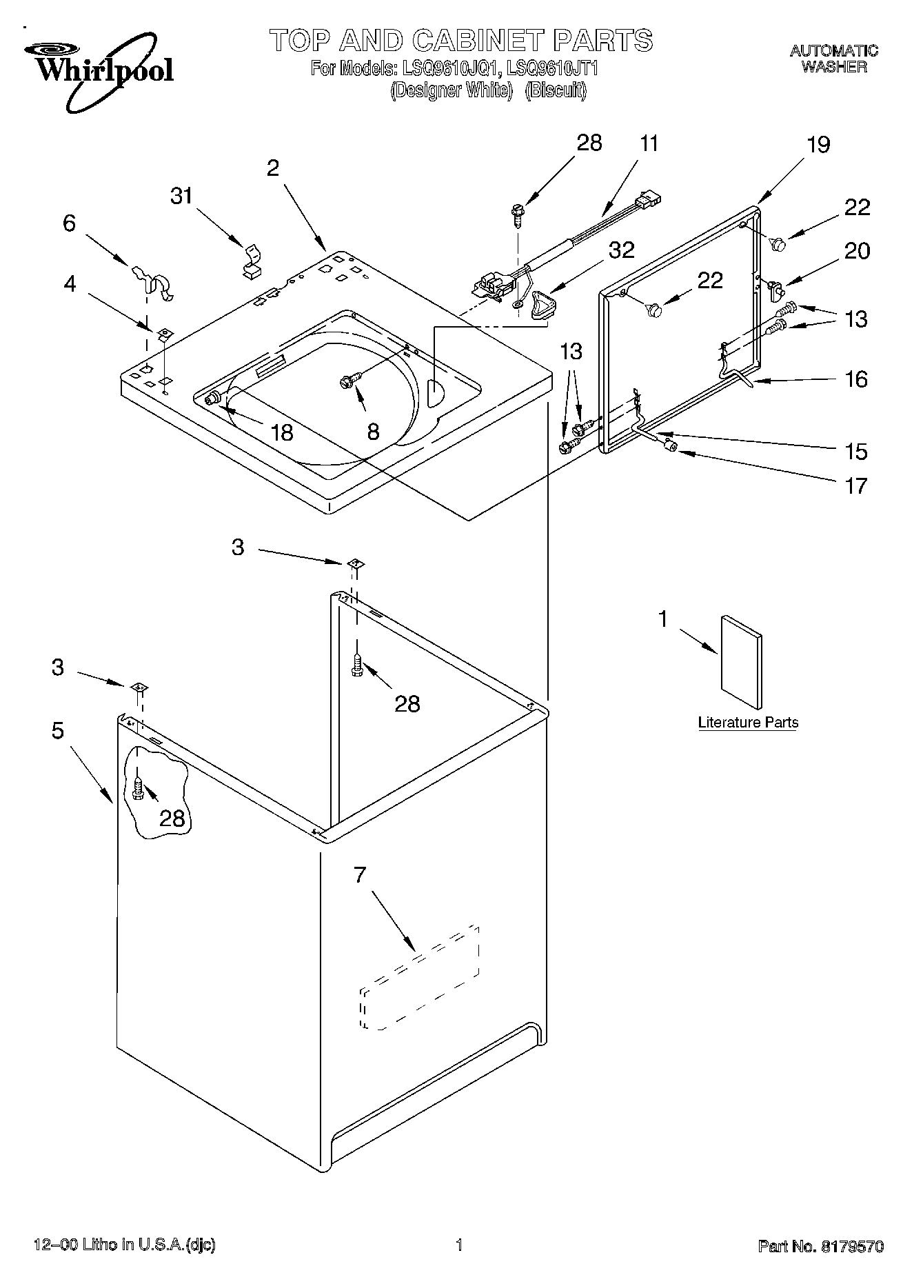 01 - TOP AND CABINET, LITERATURE