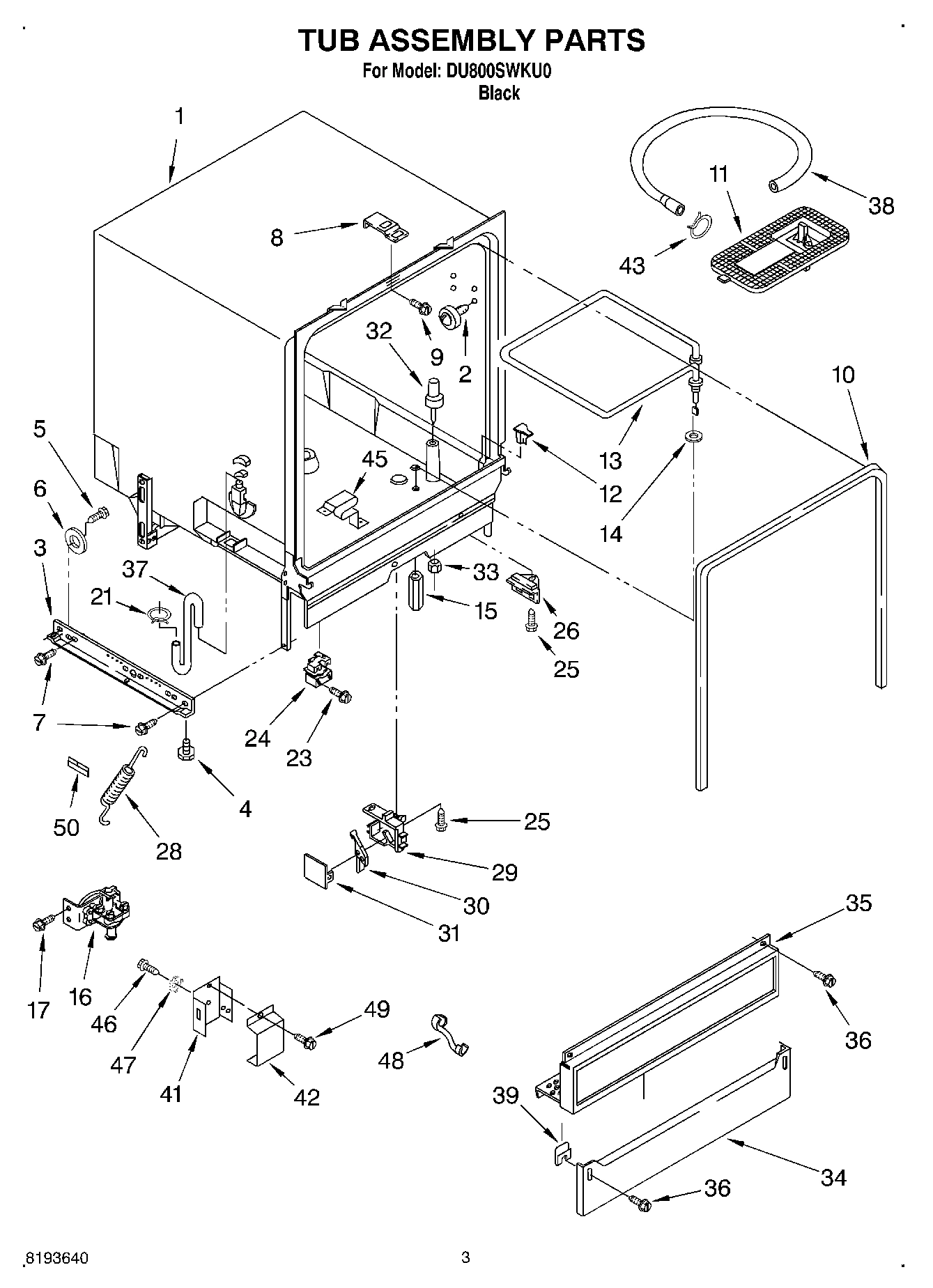 03 - TUB ASSEMBLY