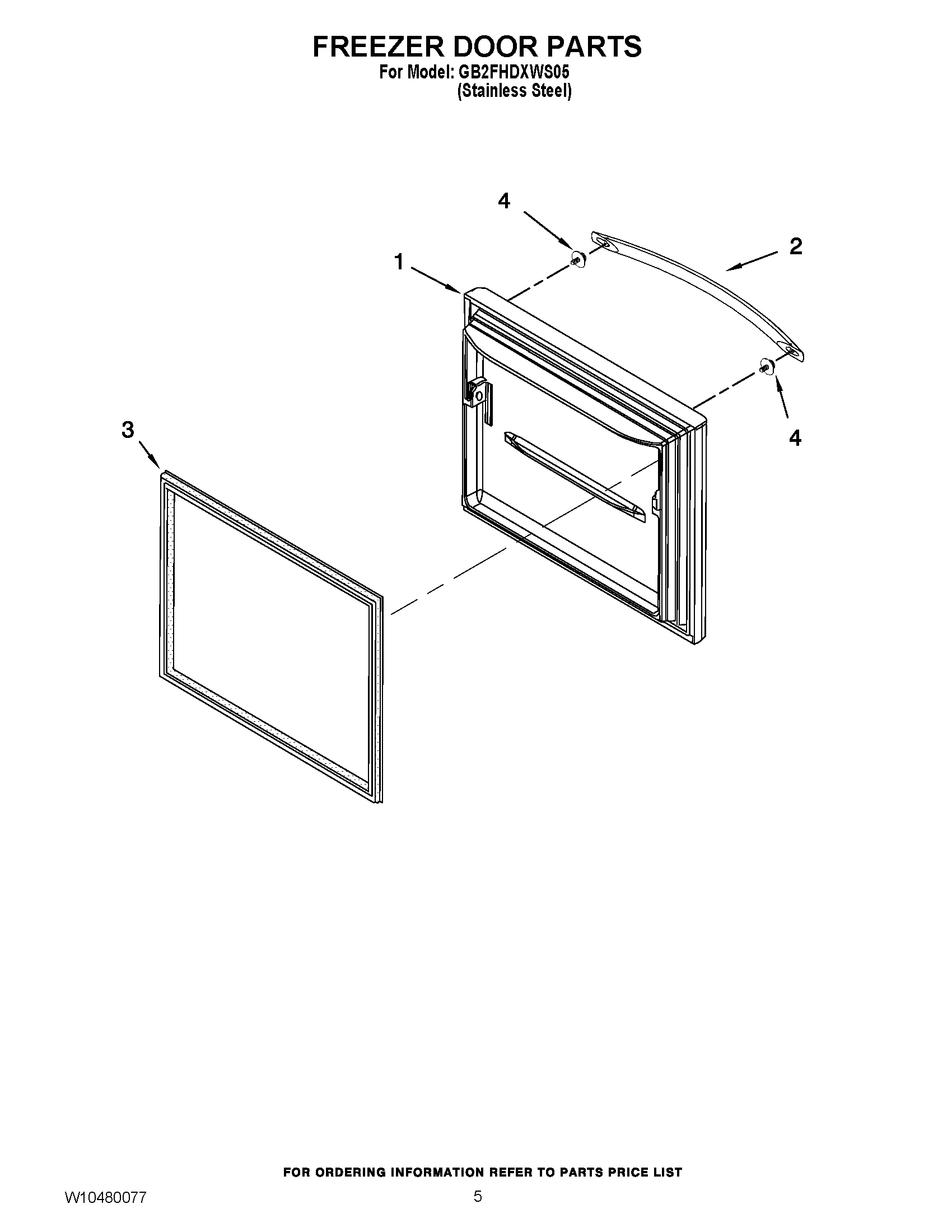 03 - FREEZER DOOR PARTS
