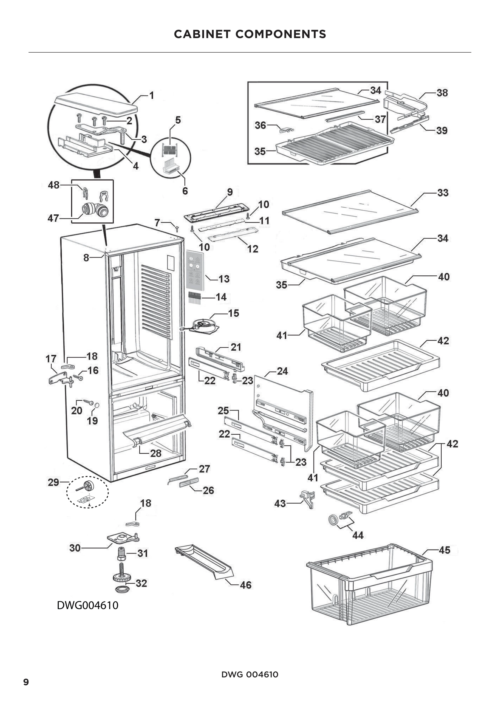 CABINET COMPONENTS