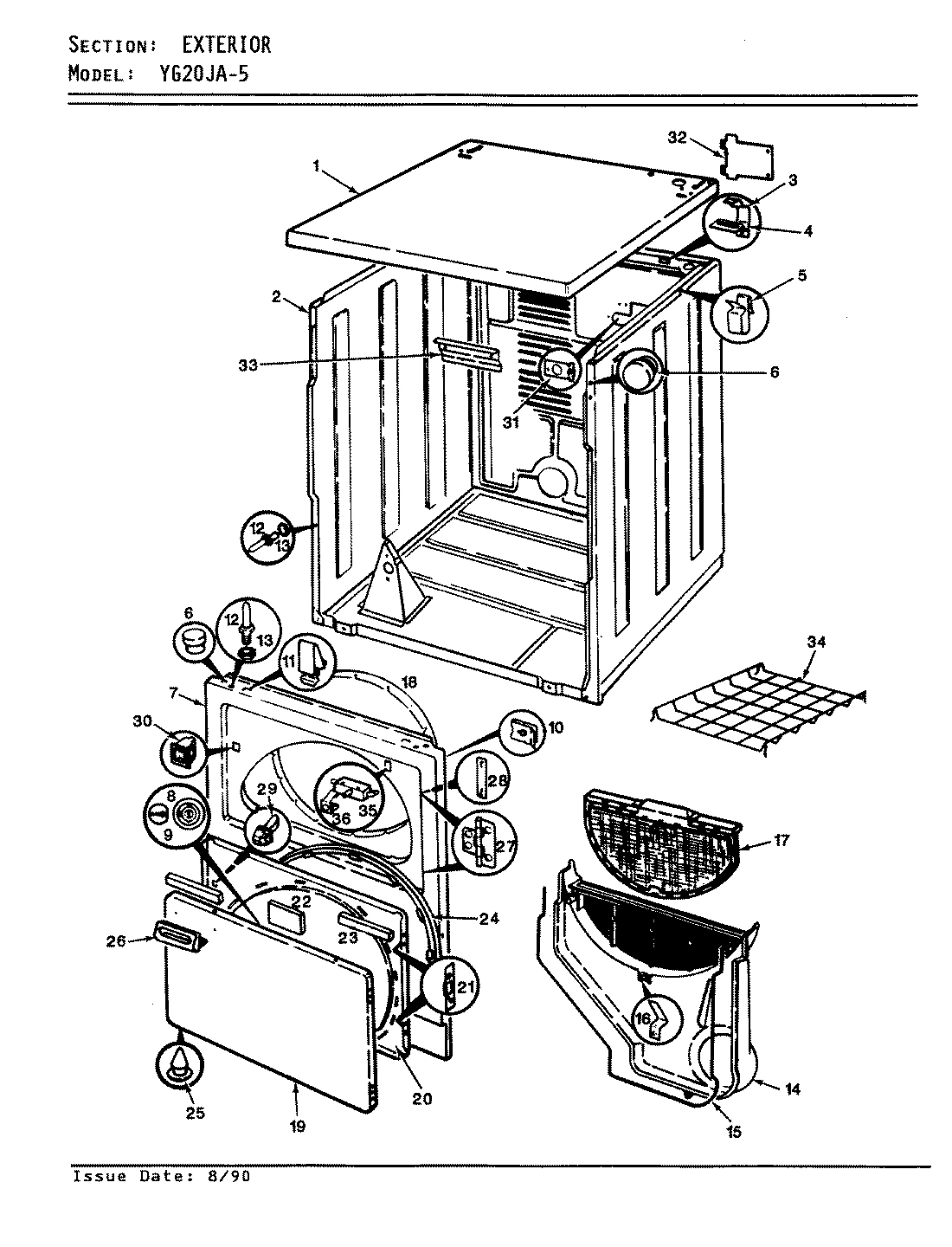 02 - CYLINDER & DRIVE (YG20JA5)(REV. A-D)