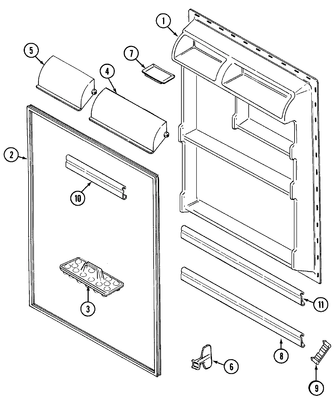 05 - FRESH FOOD INNER DOOR
