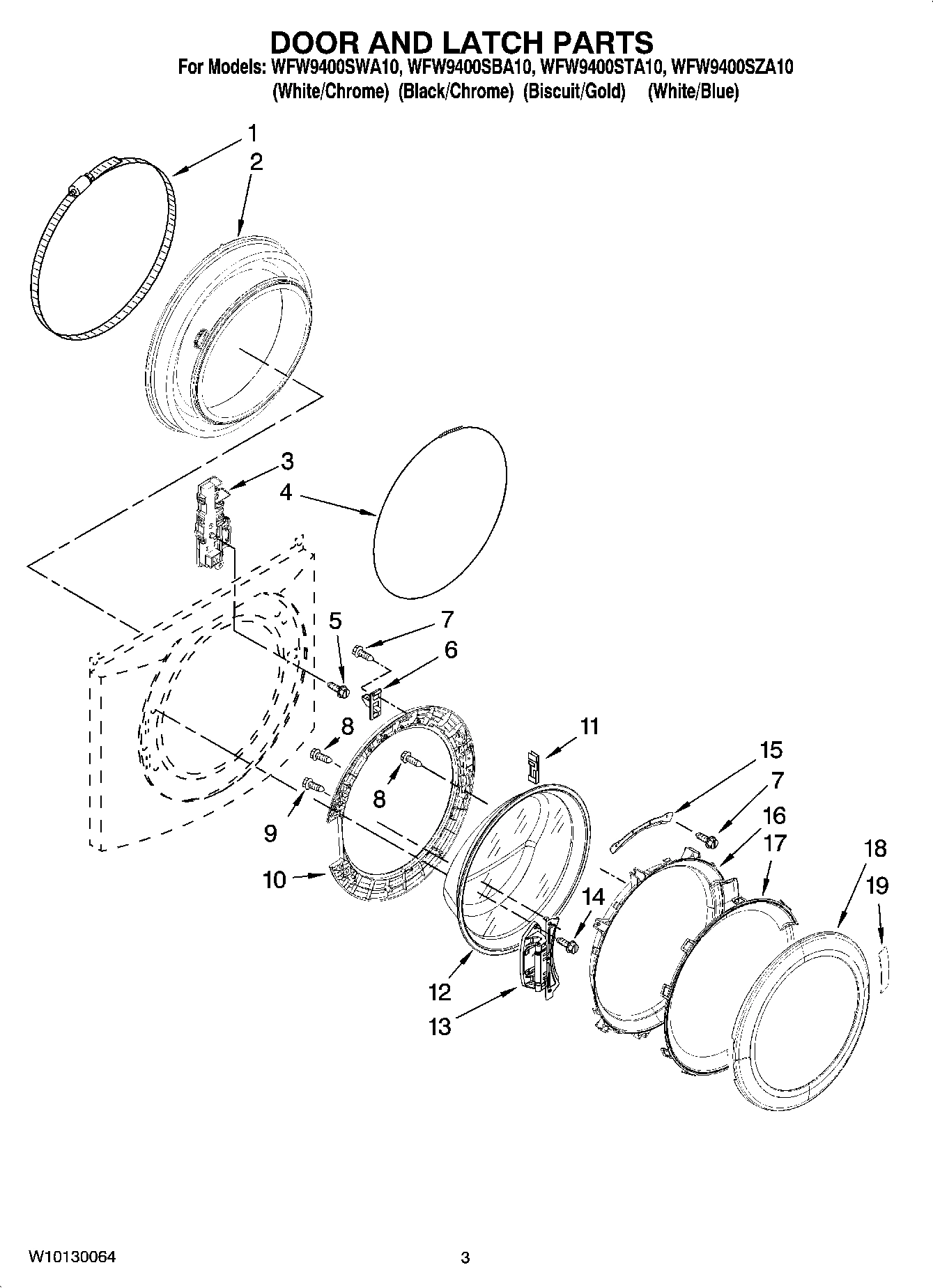 02 - DOOR AND LATCH PARTS