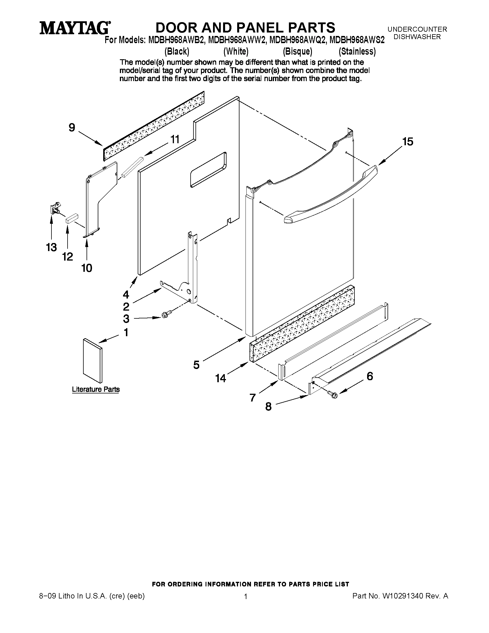 01 - DOOR AND PANEL PARTS