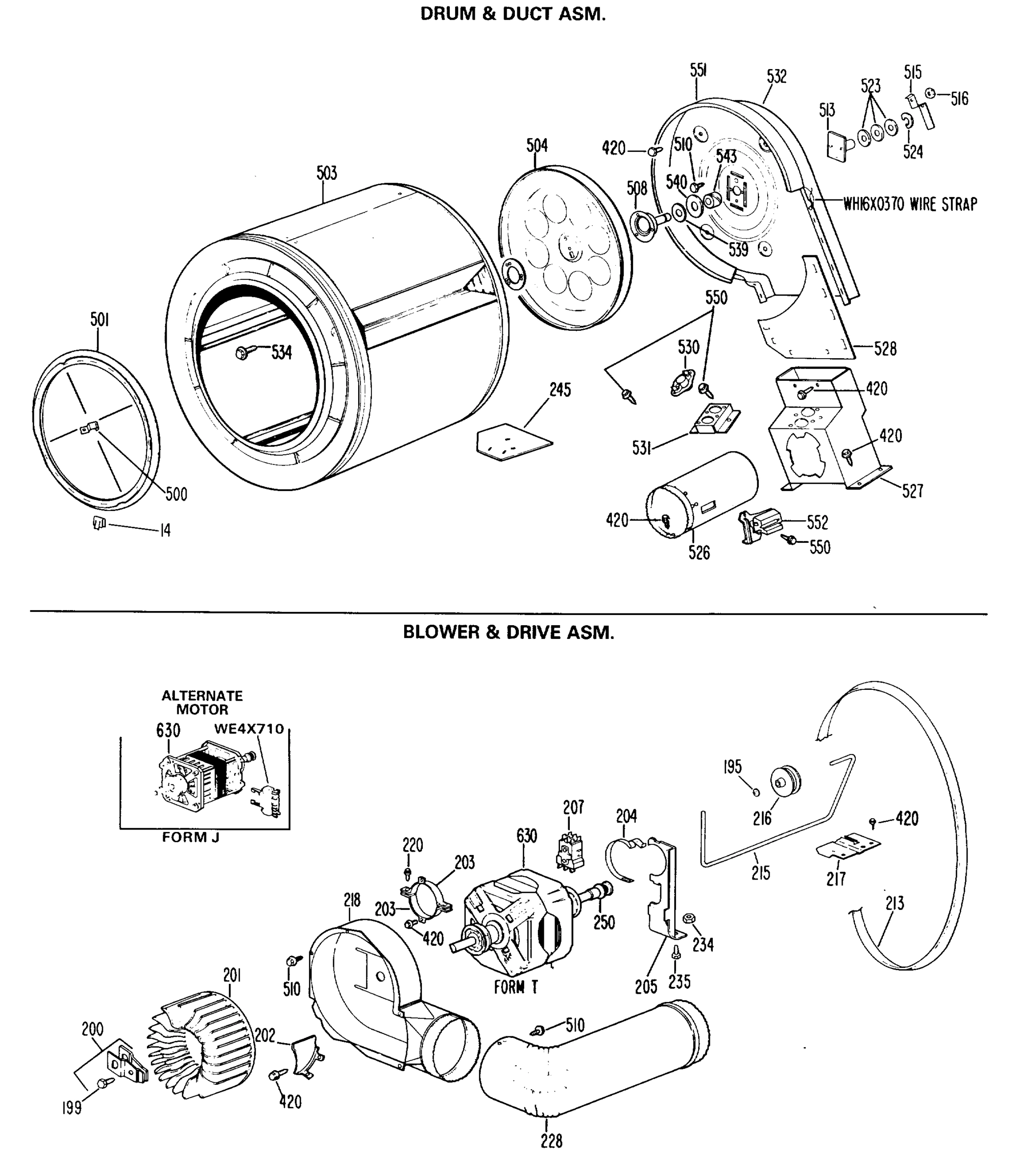 DRUM & DUCT ASM.