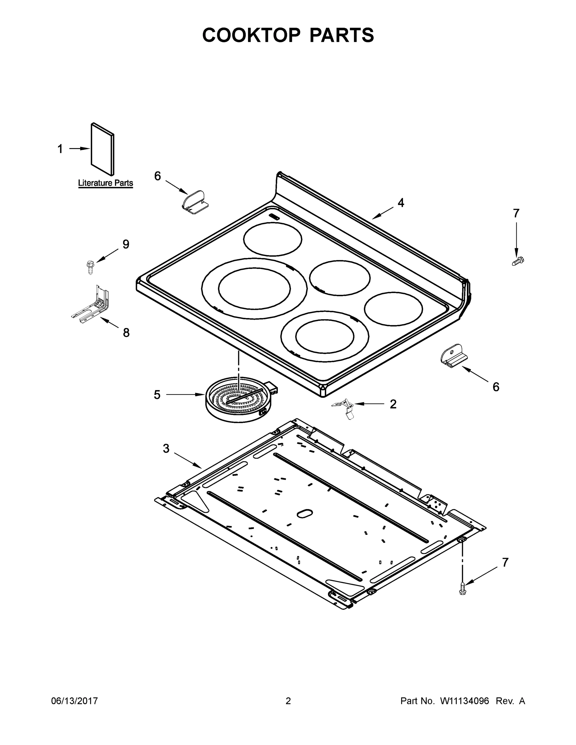 02 - COOKTOP PARTS