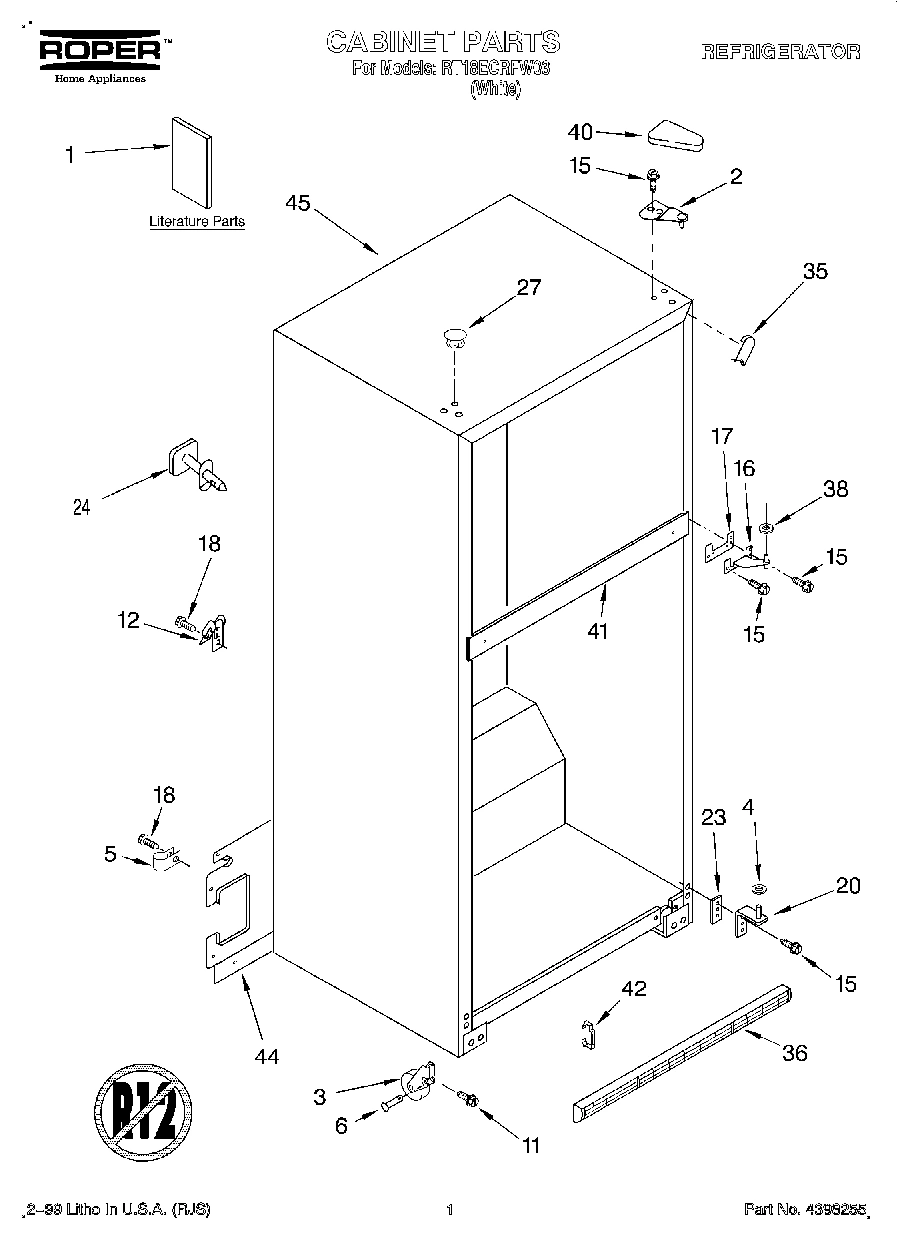 01 - CABINET, LITERATURE