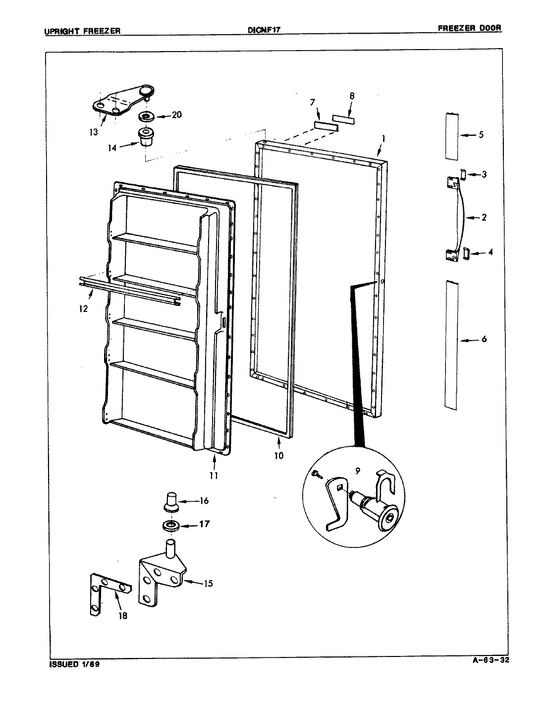 01 - FREEZER DOOR