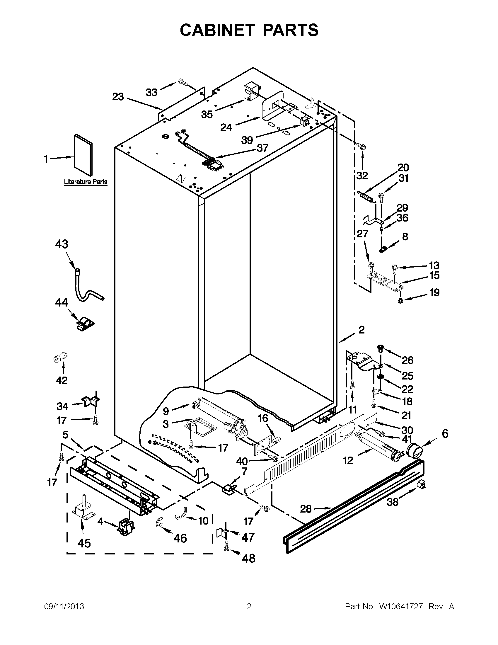 02 - CABINET PARTS