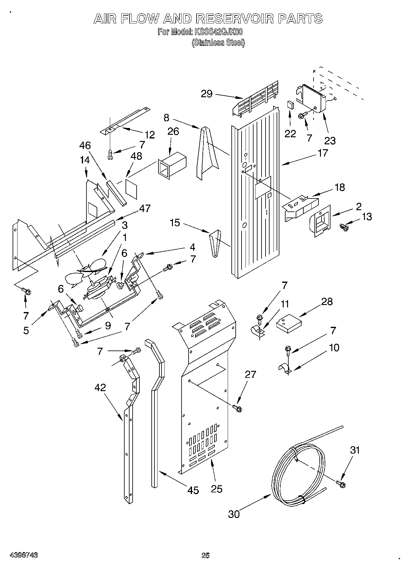 16 - AIR FLOW AND RESERVOIR