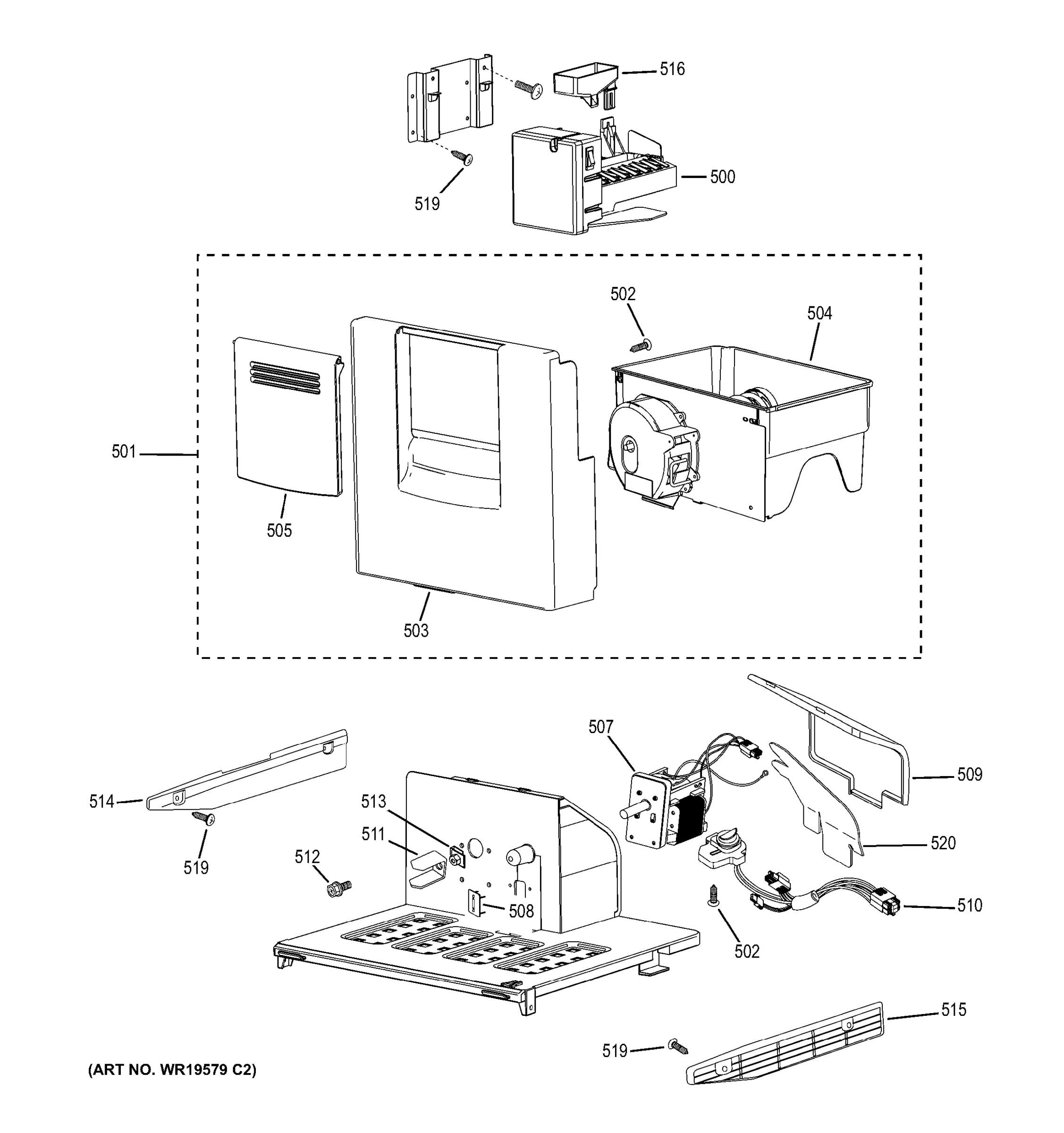 ICE MAKER & DISPENSER