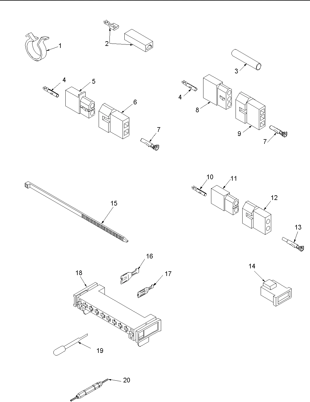 09 - TERMINALS AND MOTOR CONNECTION BLOCK