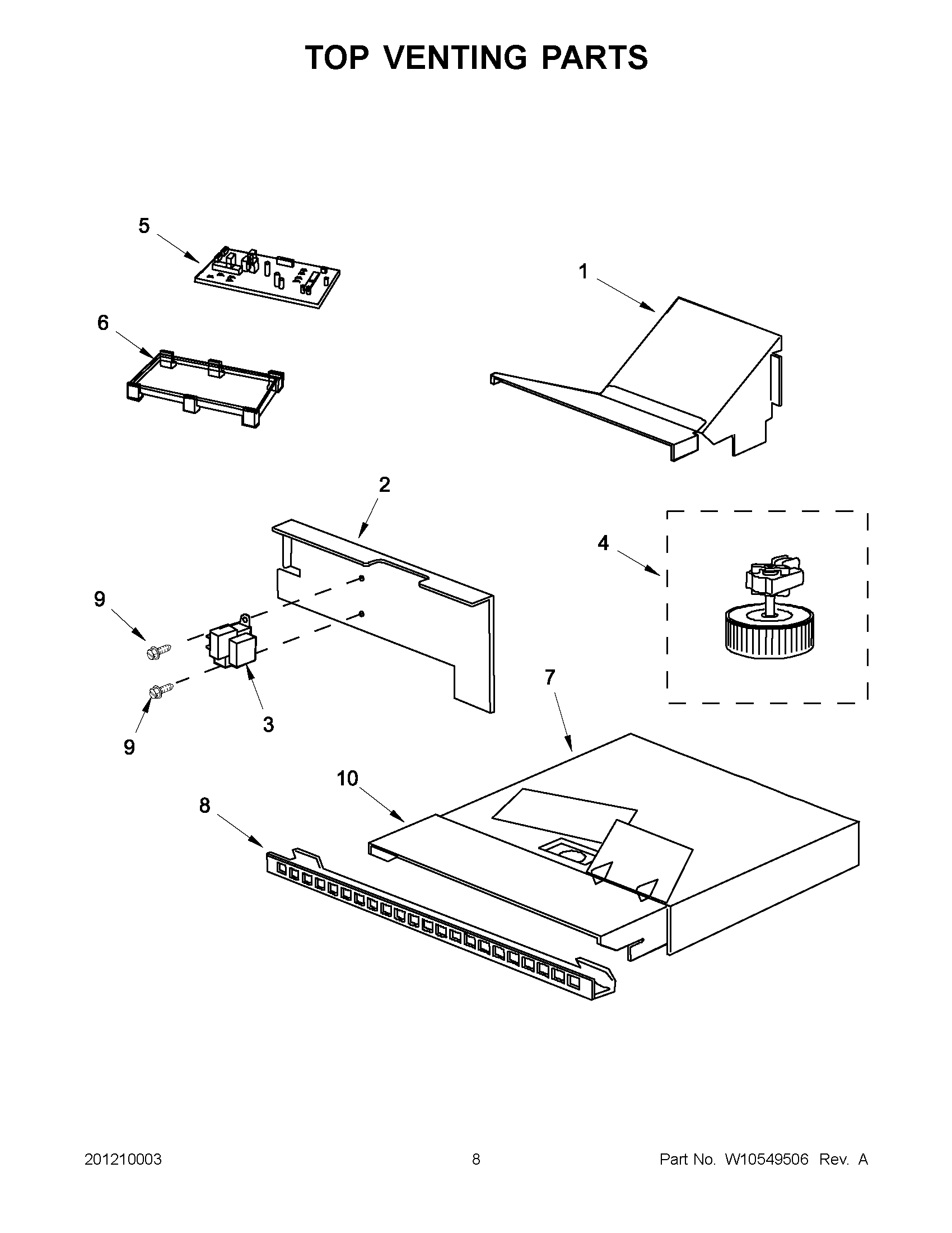 04 - TOP VENTING PARTS