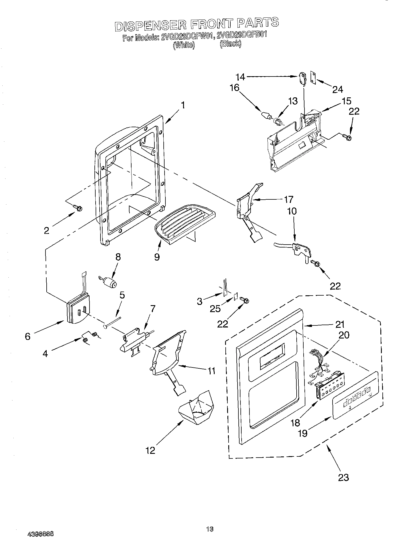 08 - DISPENSER FRONT