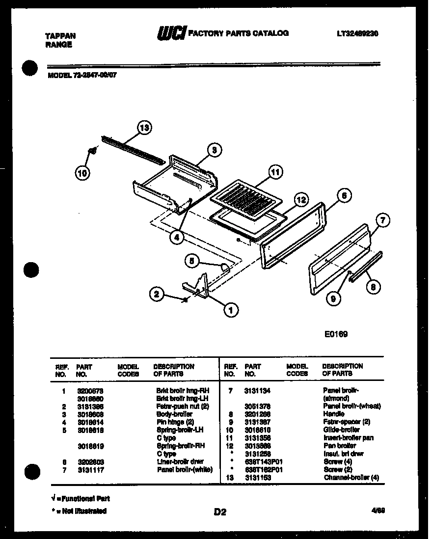 05 - BROILER DRAWER PARTS