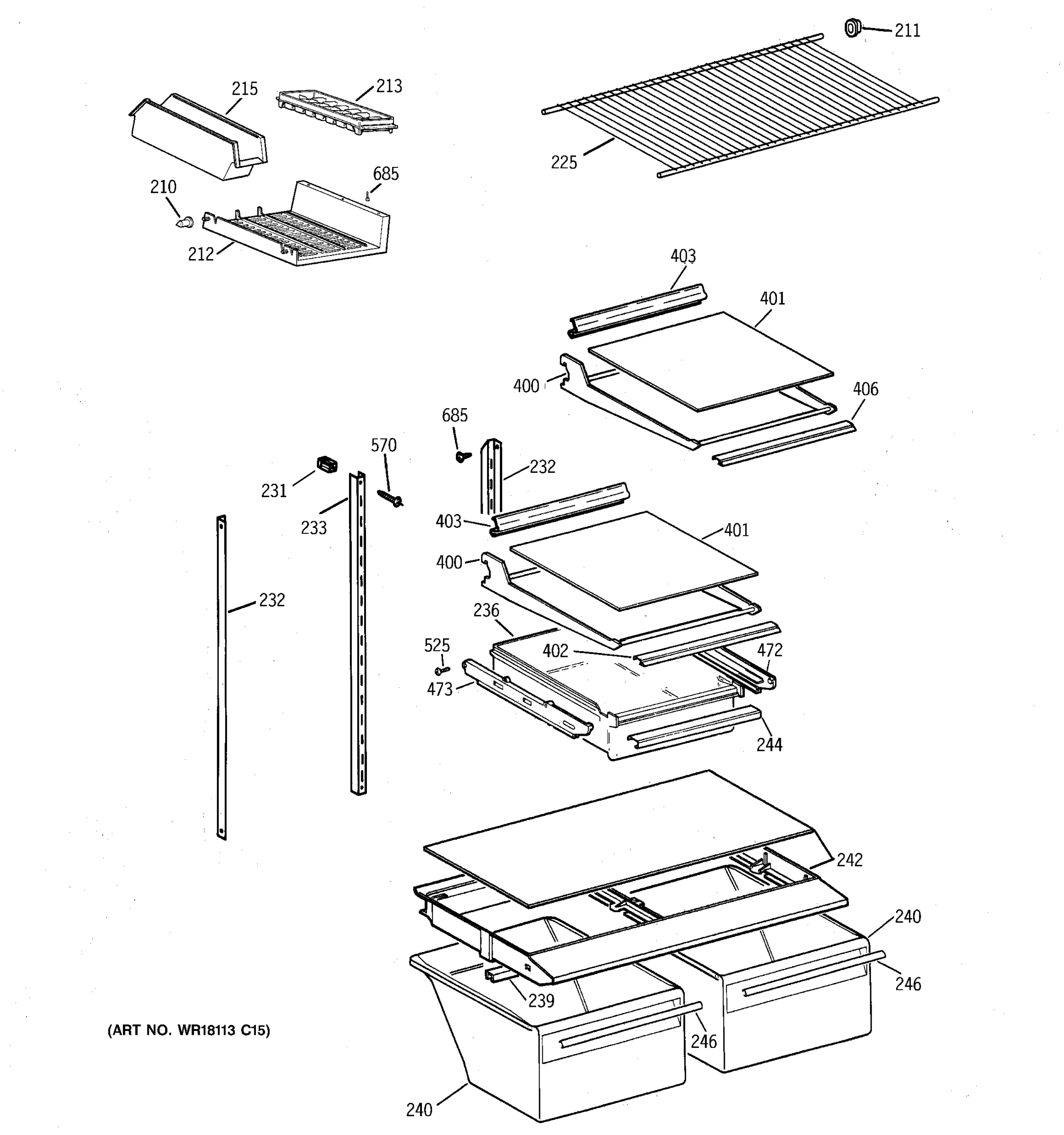 SHELF PARTS