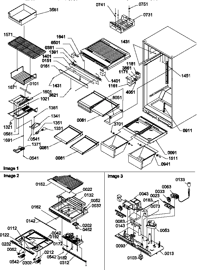 06 - INTERIOR CABINET & DRAIN BLOCK ASSY