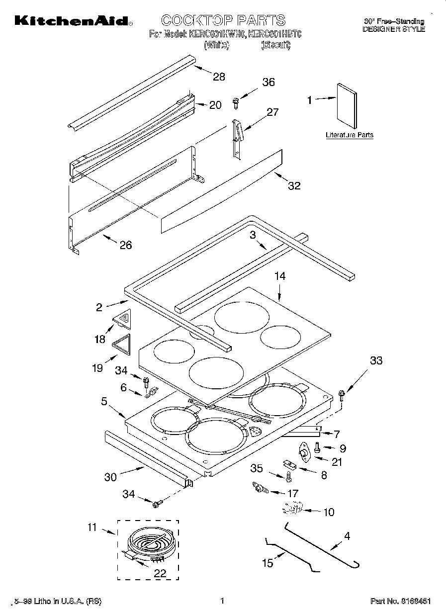 01 - COOKTOP, LITERATURE