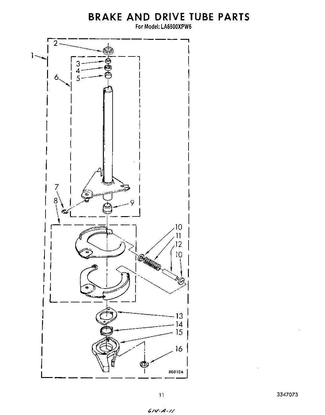 09 - BRAKE AND DRIVE TUBE