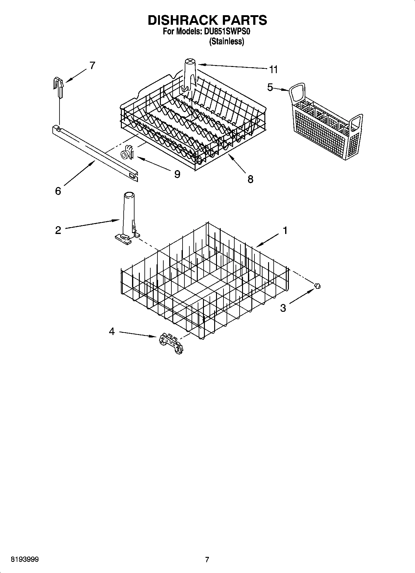06 - DISHRACK PARTS, OPTIONAL PARTS