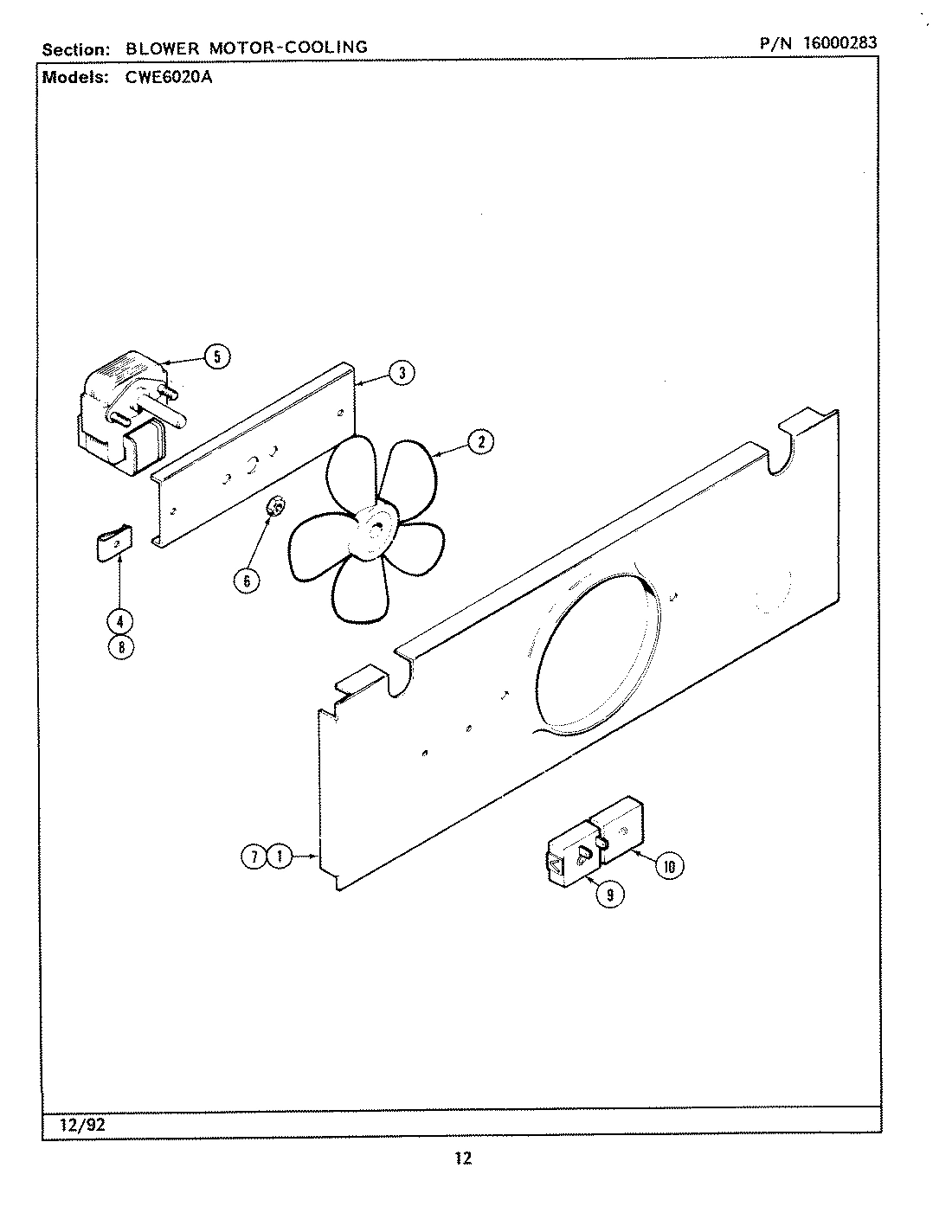 01 - BLOWER MOTOR-COOLING