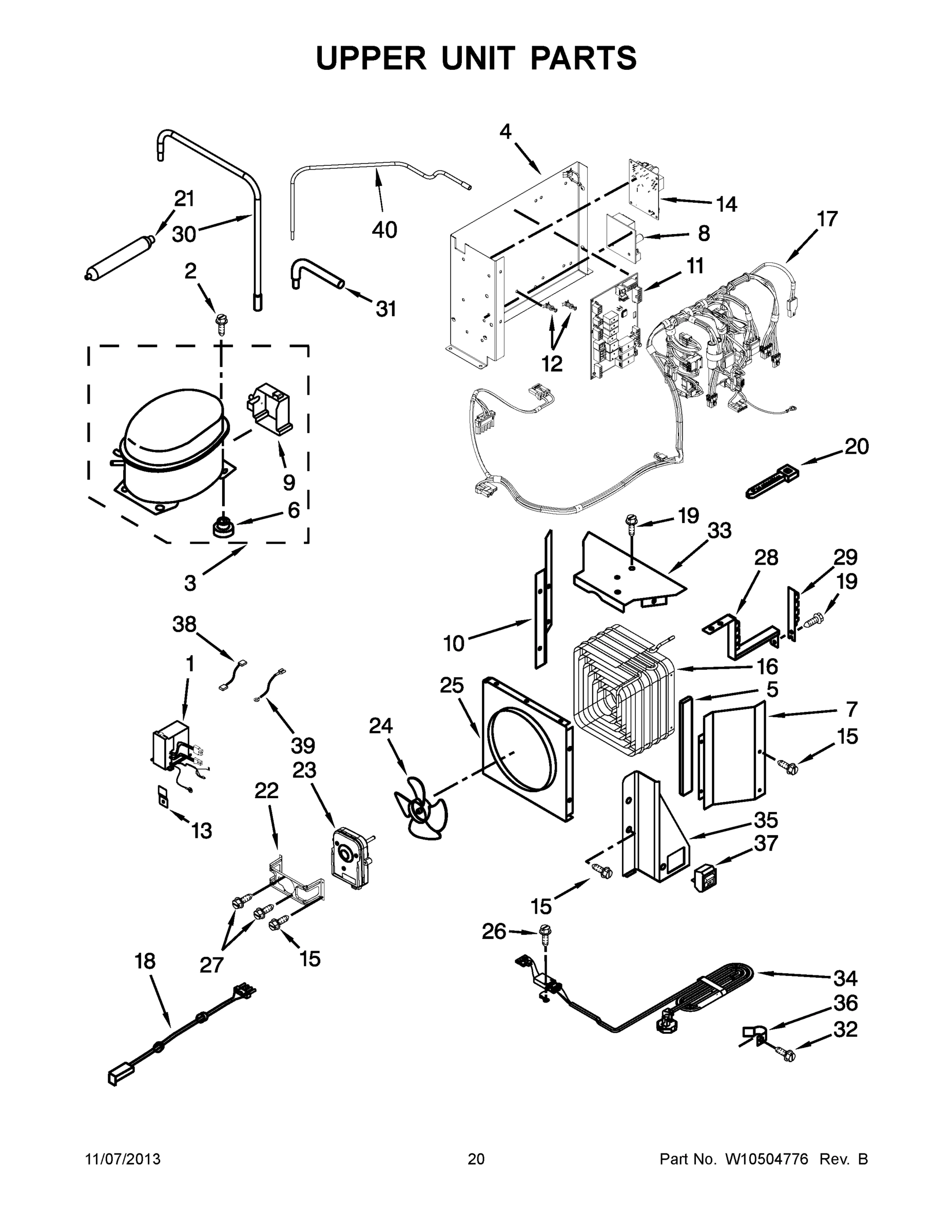 11 - UPPER UNIT PARTS