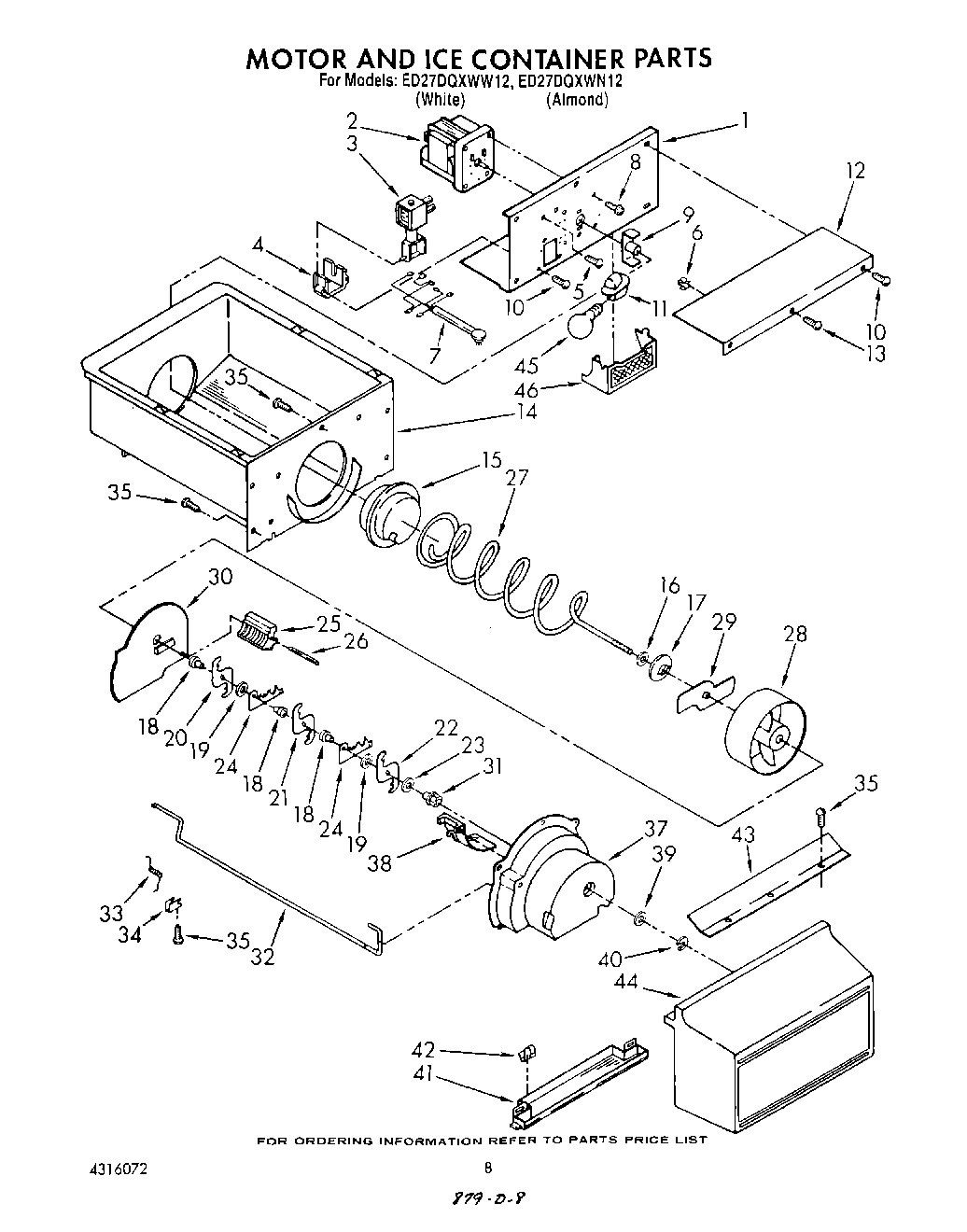 06 - MOTOR AND ICE CONTAINER