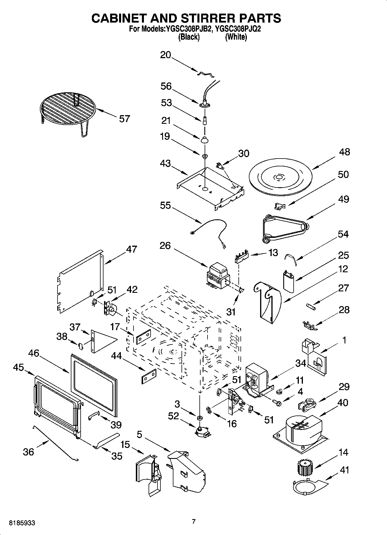 06 - CABINET AND STIRRER PARTS