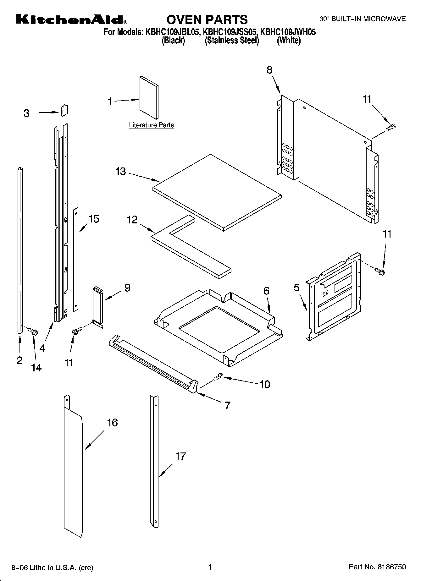 01 - OVEN PARTS