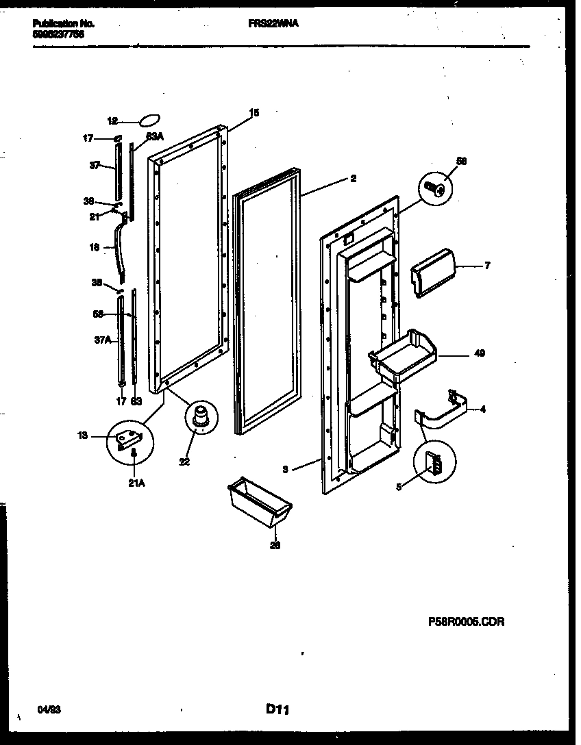 03 - REFRIGERATOR DOOR PARTS