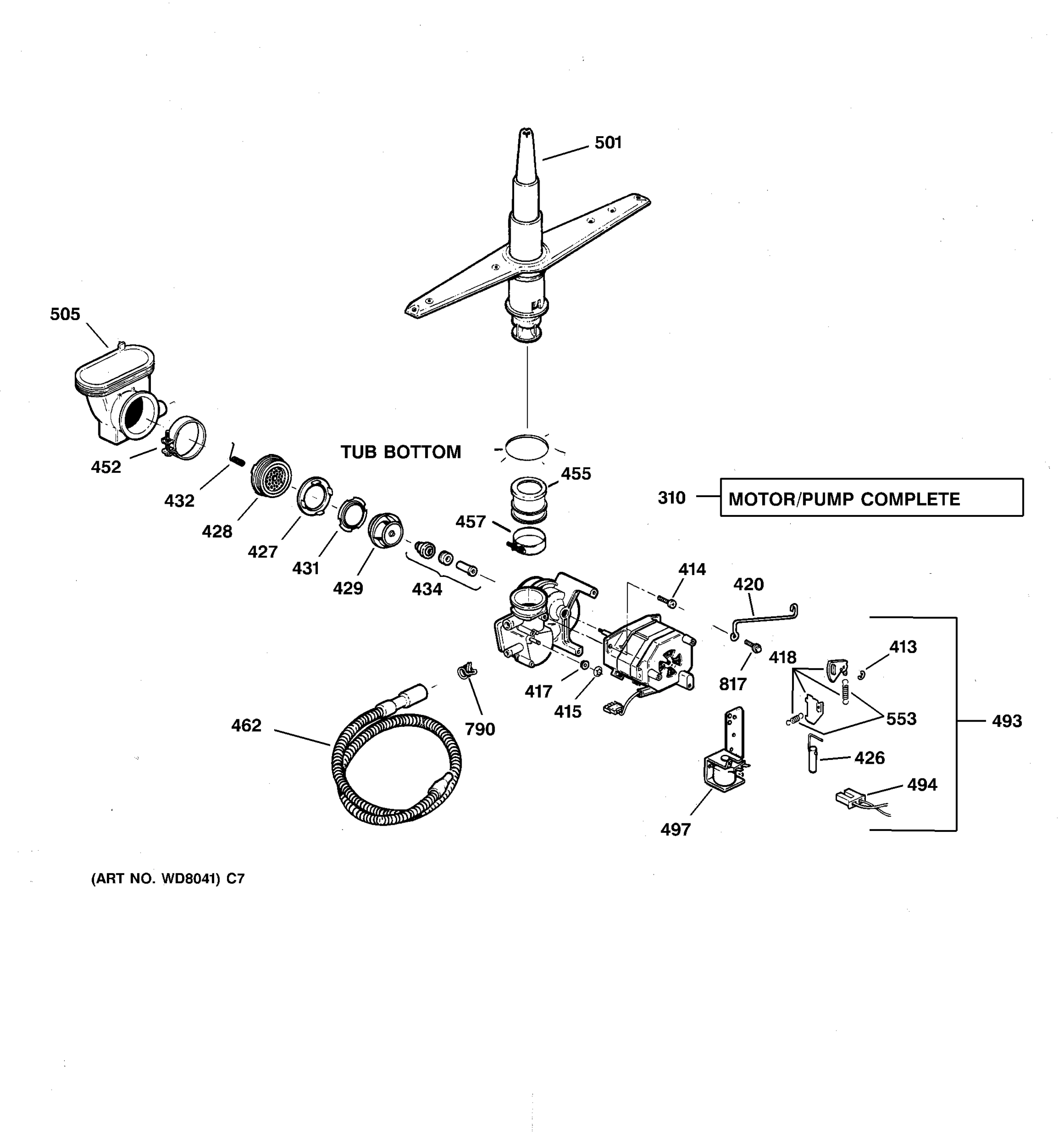 MOTOR-PUMP MECHANISM